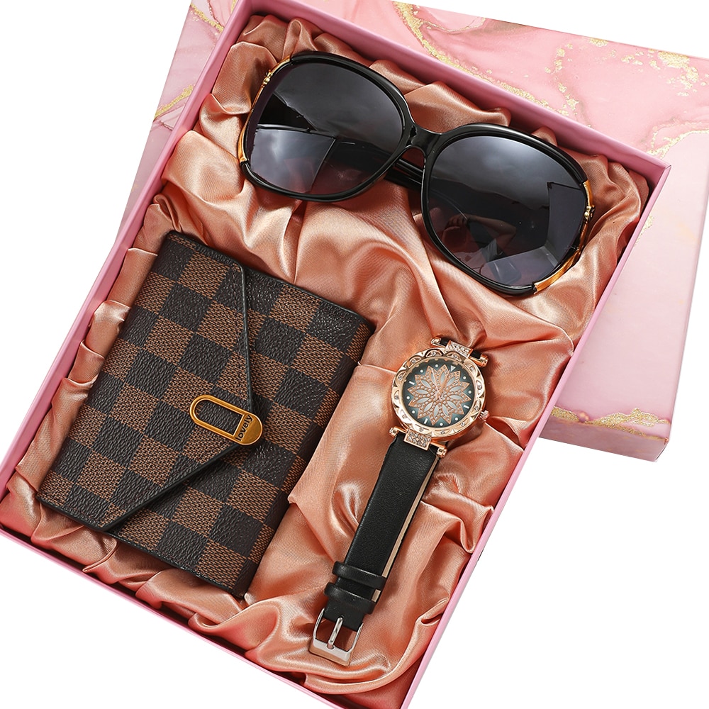 Uhren-Geschenk-Set-Uhr-Brieftasche-Sonnenbrille #10