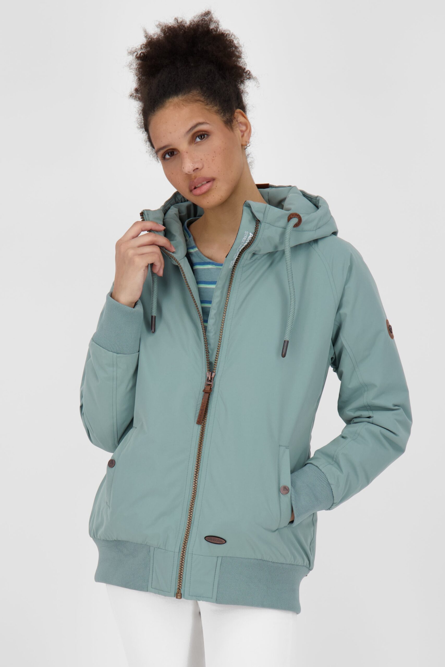 Damen Winterjacke JohannaAK A - Trendy und warm Grau