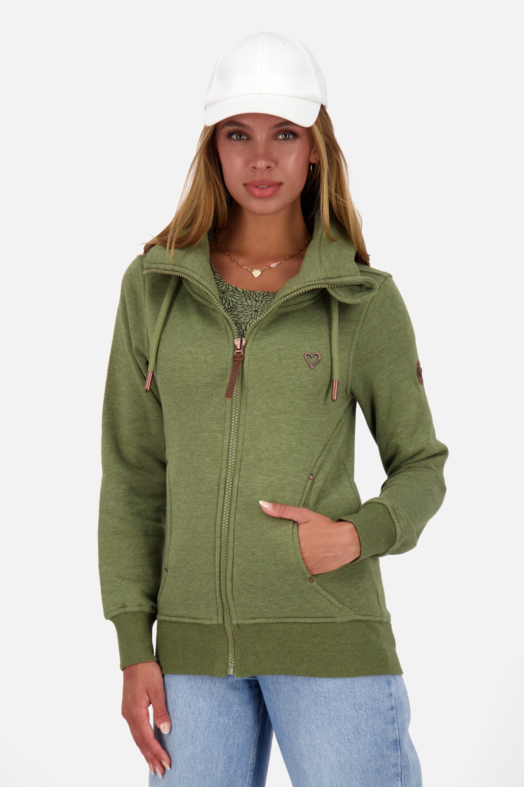 Damensweatjacke VivianAK A Grün