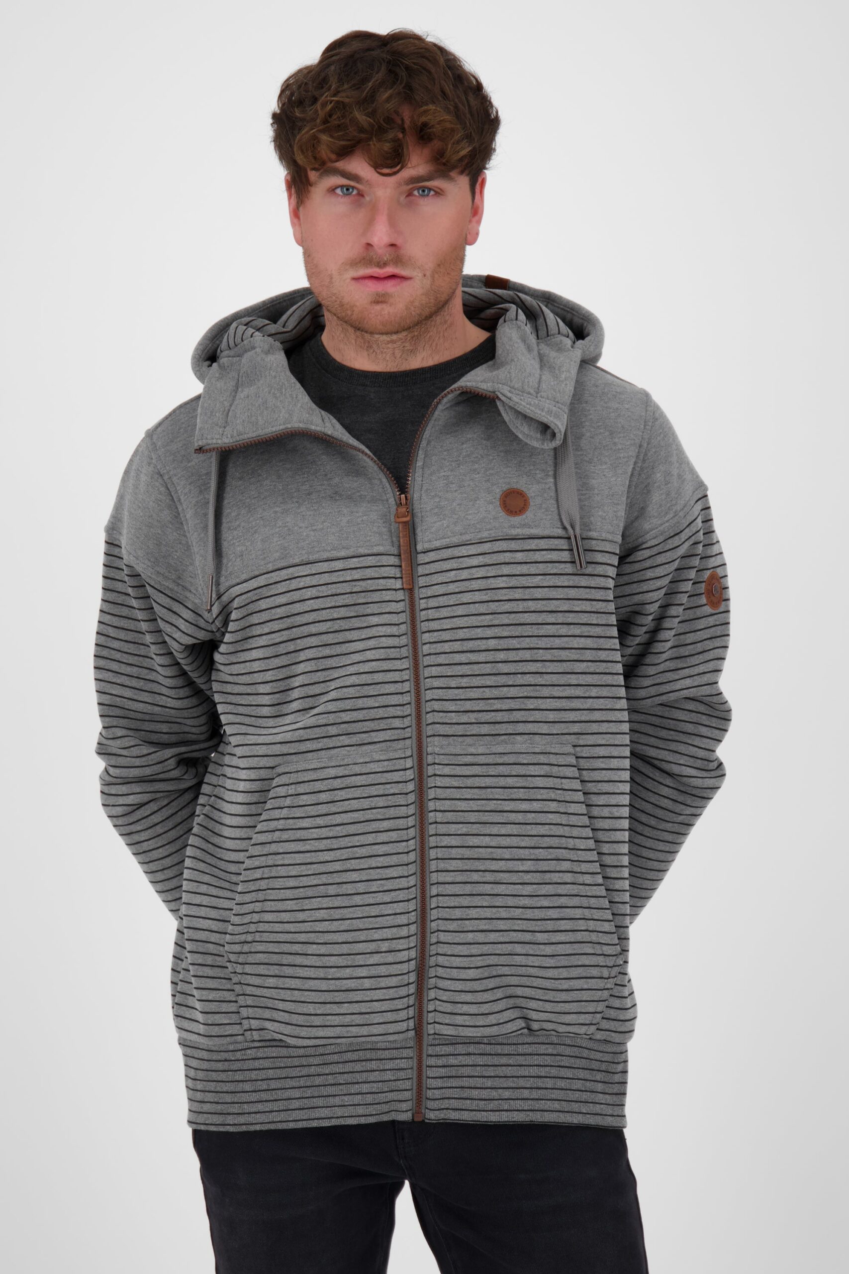 HurricaneAK B Sweatjacke Herren Grau