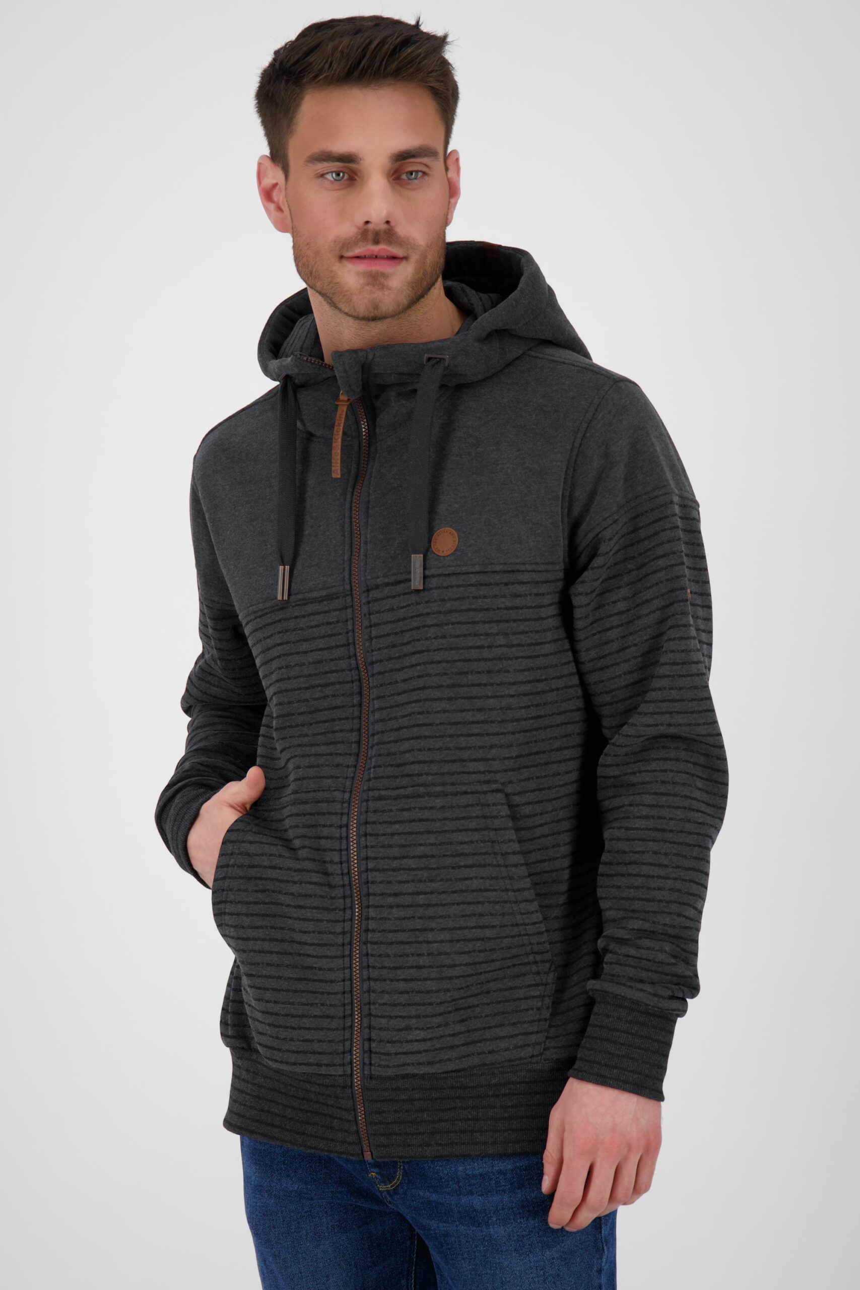 HurricaneAK B Sweatjacke Herren Schwarz