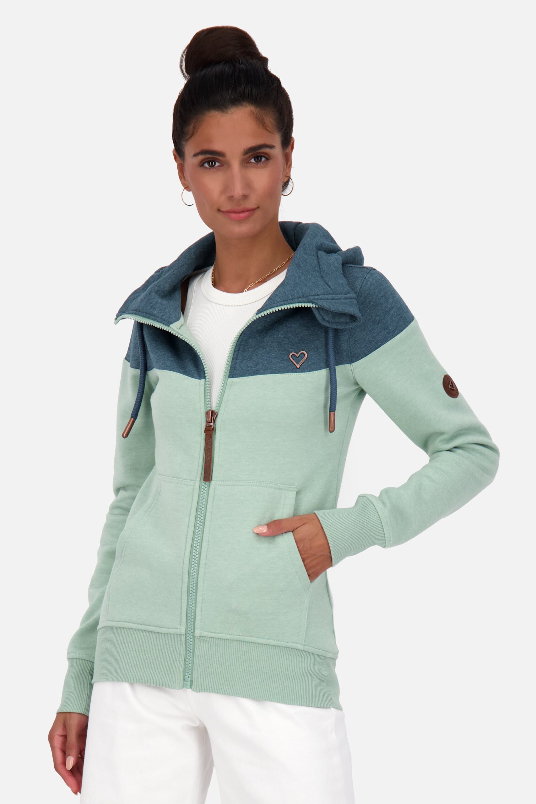 Damen Sweatjacke PalinaAK A Hellgrün