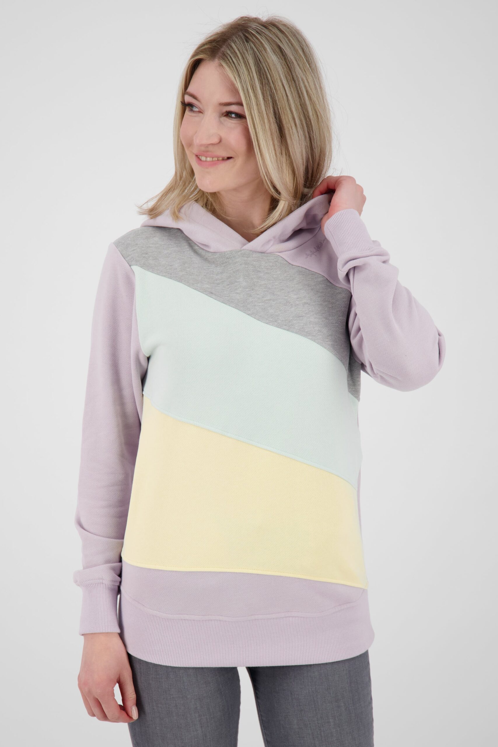 Faszination der Farben mit dem Kapuzensweatshirt HeidiAK A für Damen Violett