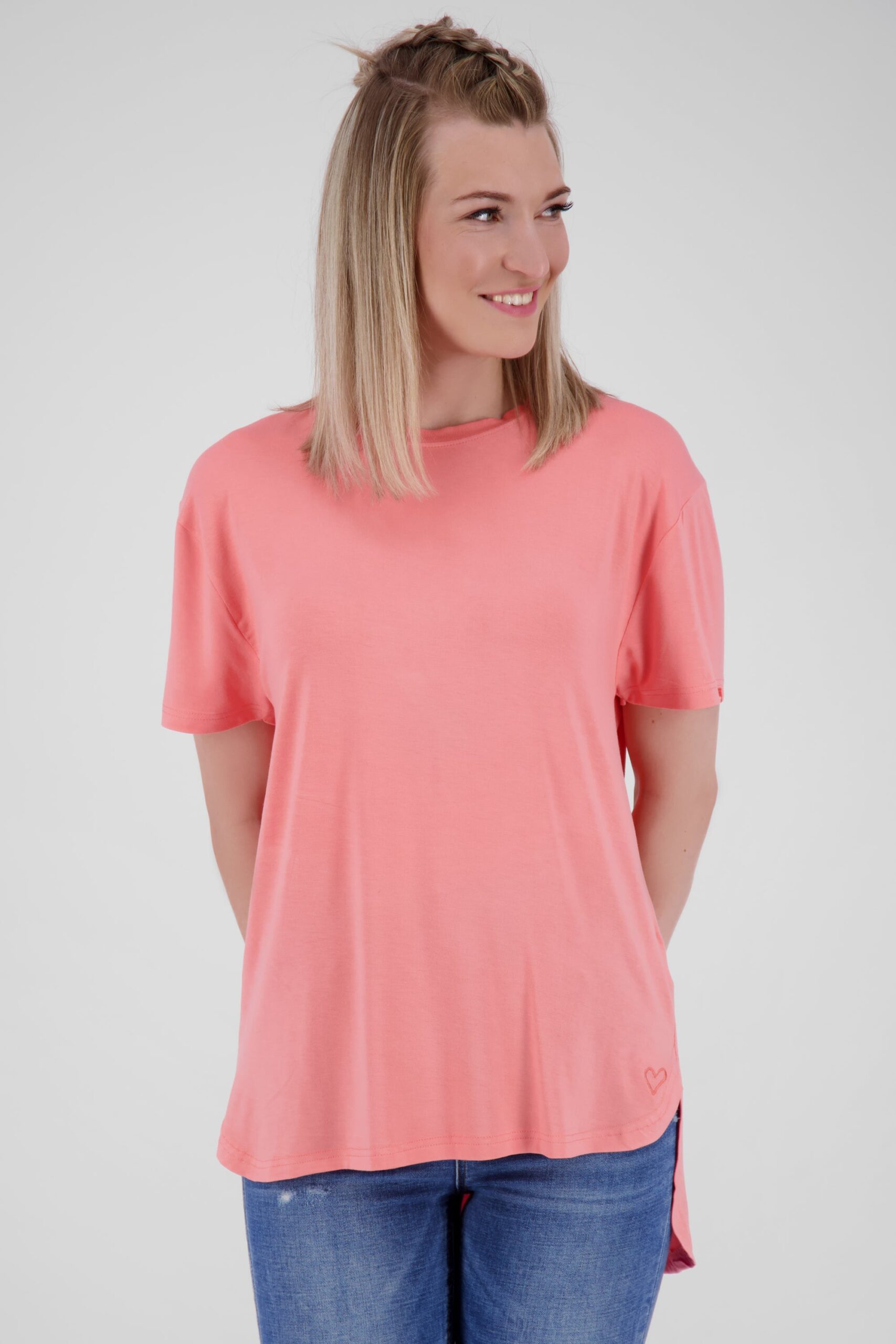 Damen-Basic-Shirt HarperAK von Alife and Kickin Orange