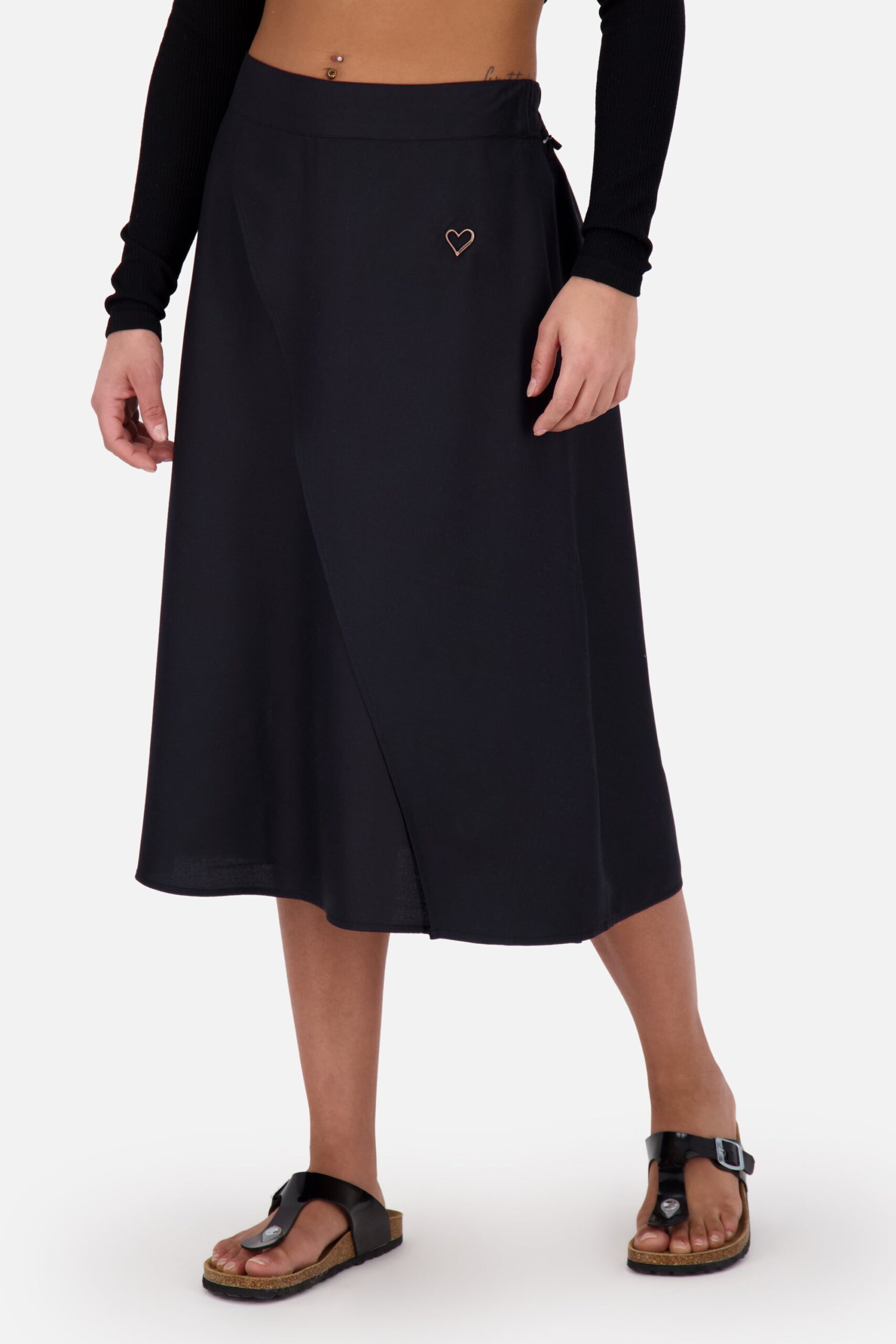 Ddein Rock SylvieAK A für einen Blickfang Schwarz