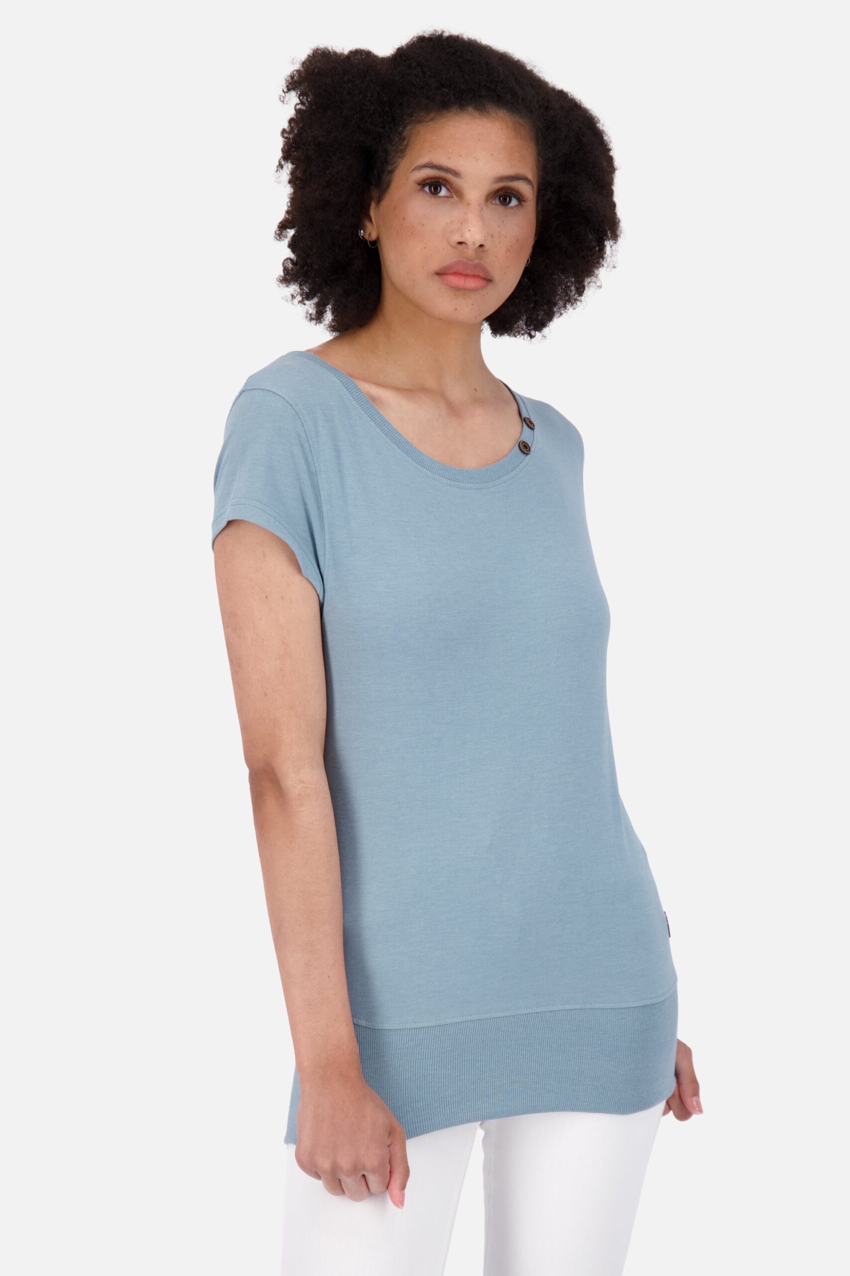 CocoAK A T-Shirt von Alife and Kickin: Farbenfroh und modisch Grau