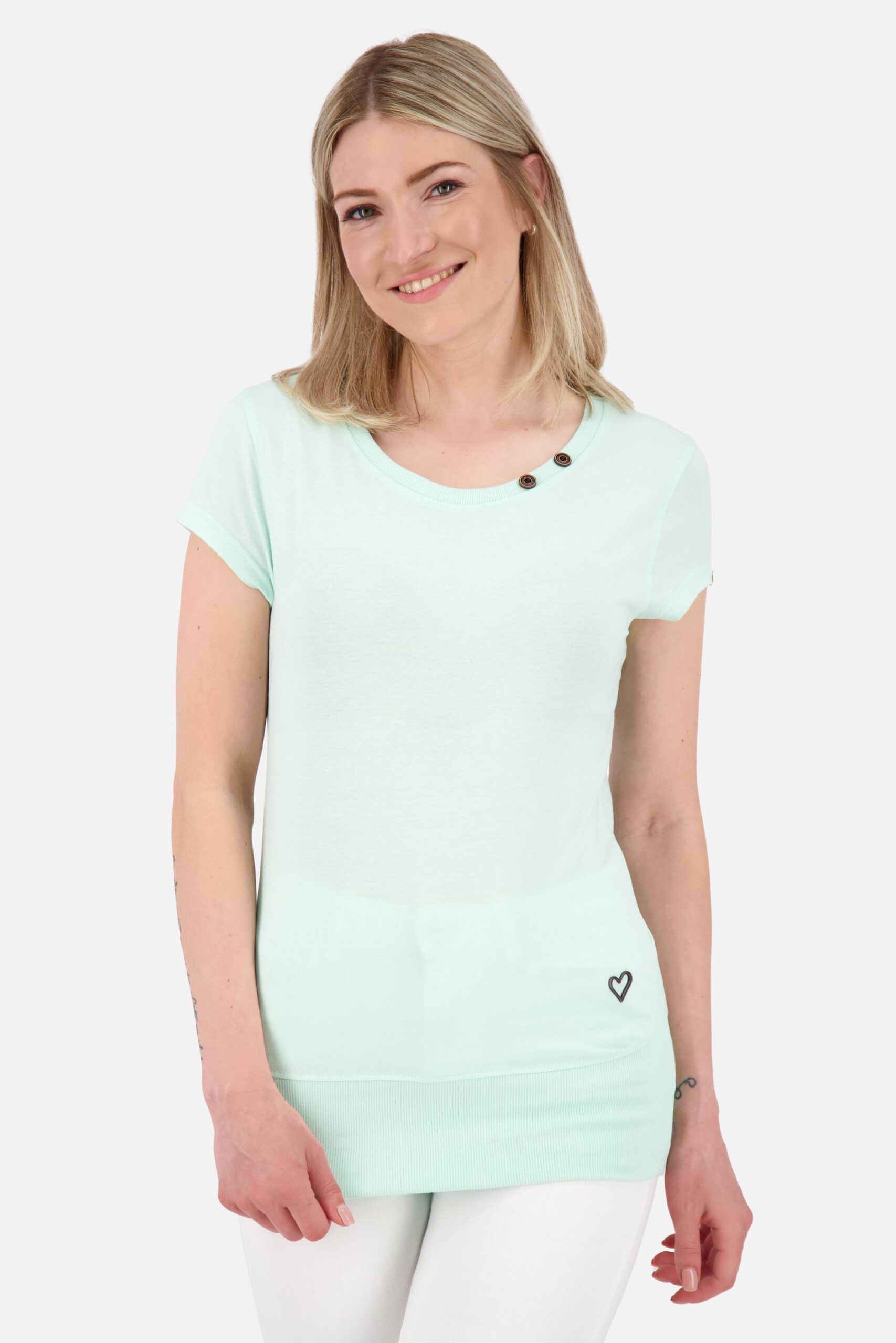 CocoAK A T-Shirt von Alife and Kickin: Farbenfroh und modisch Hellgrün