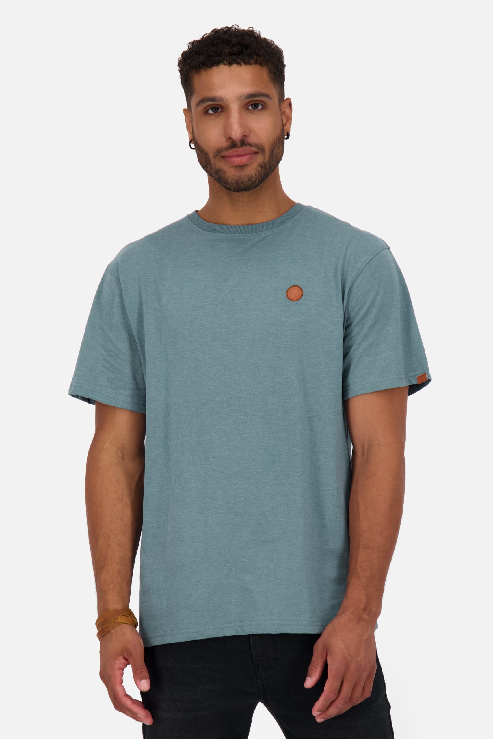 Herren T-Shirt MaddoxAK A Basic Hellblau