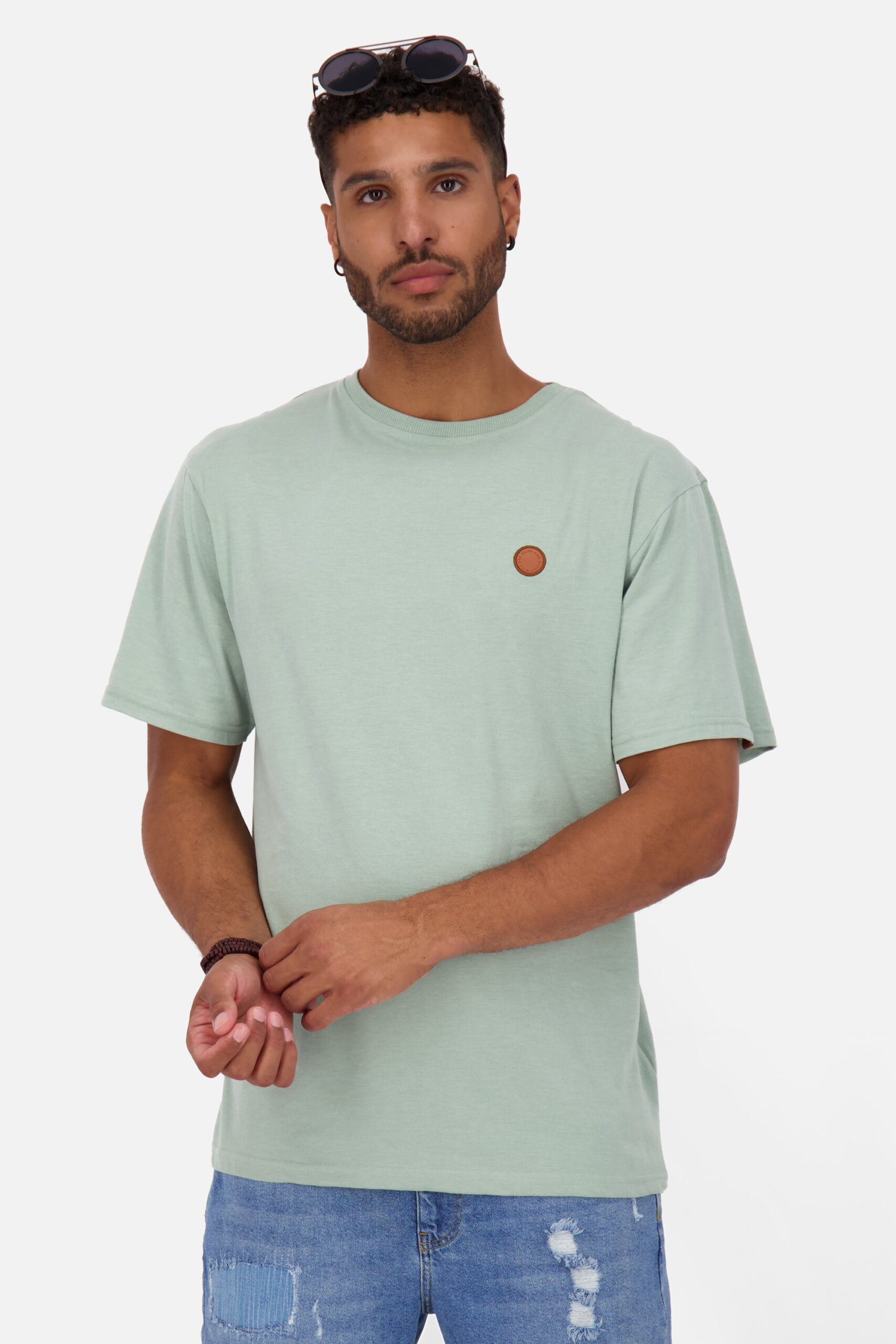 Herren T-Shirt MaddoxAK A Basic Hellgrün