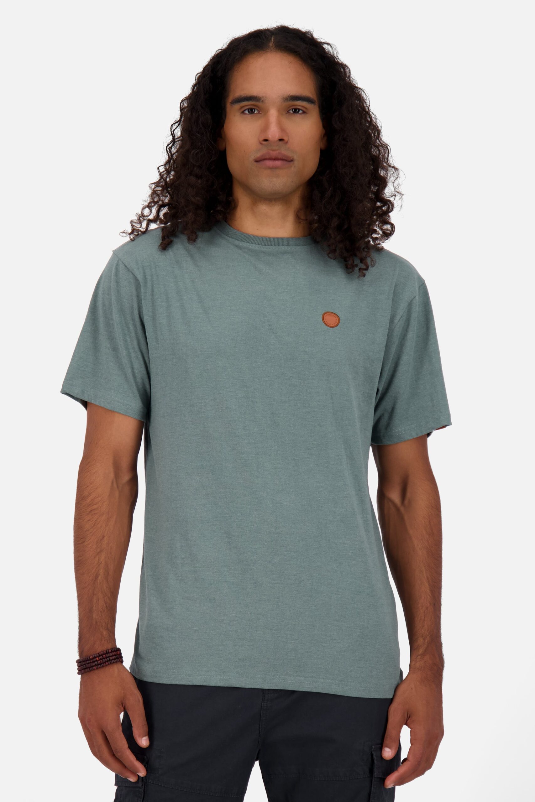 Herren T-Shirt MaddoxAK A Basic Dunkelgrün