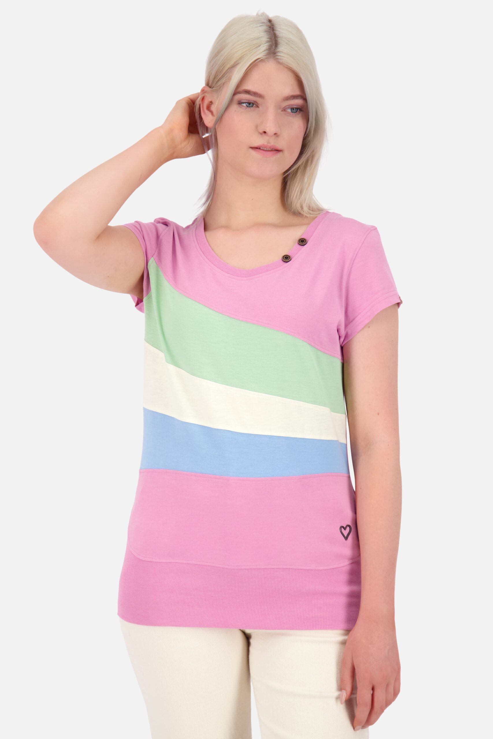 ClementinaAK A T-Shirt Damen - Trendpiece für den Sommer Pink