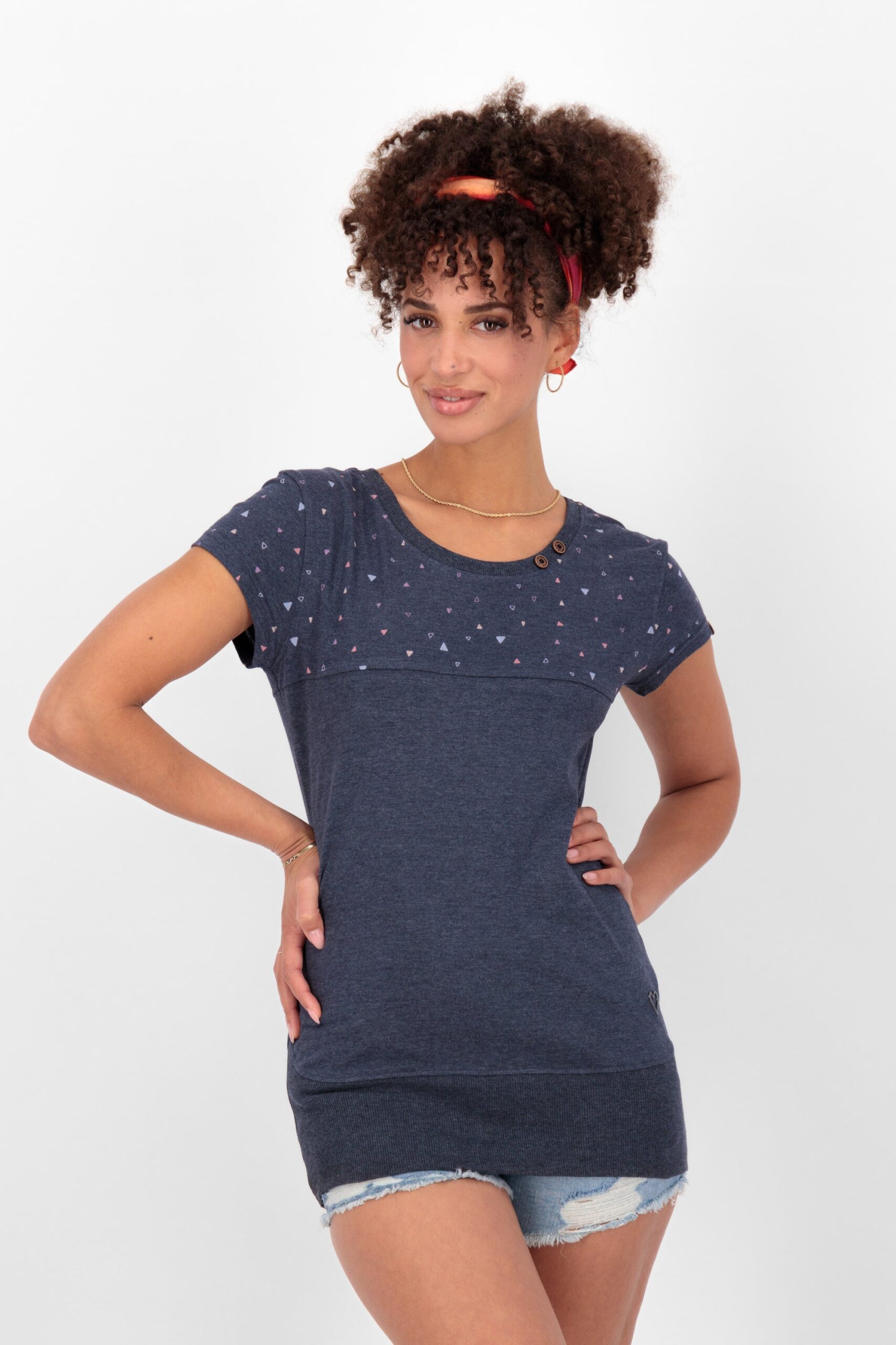 CoraAK B Shirt Dunkelblau