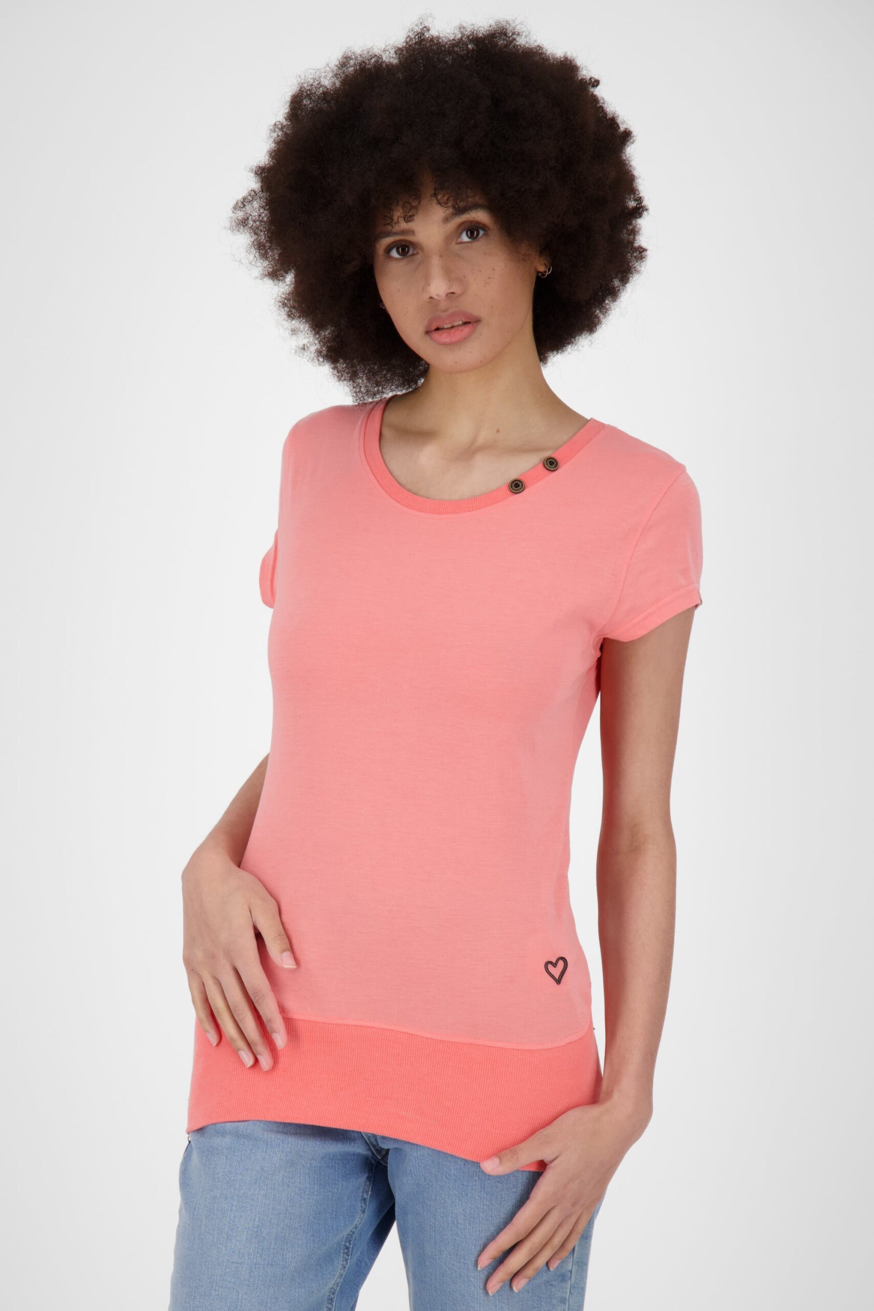 Damen T-Shirt CocoAK A: Angenehmes Tragegefühl in trendigen Farben Orange