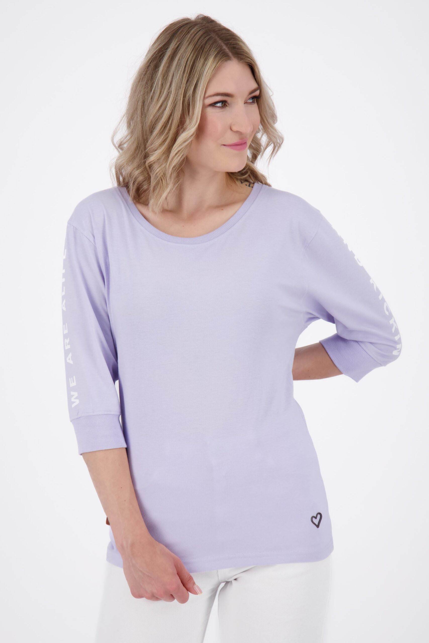ClaudeAK A T-Shirt Damen Violett
