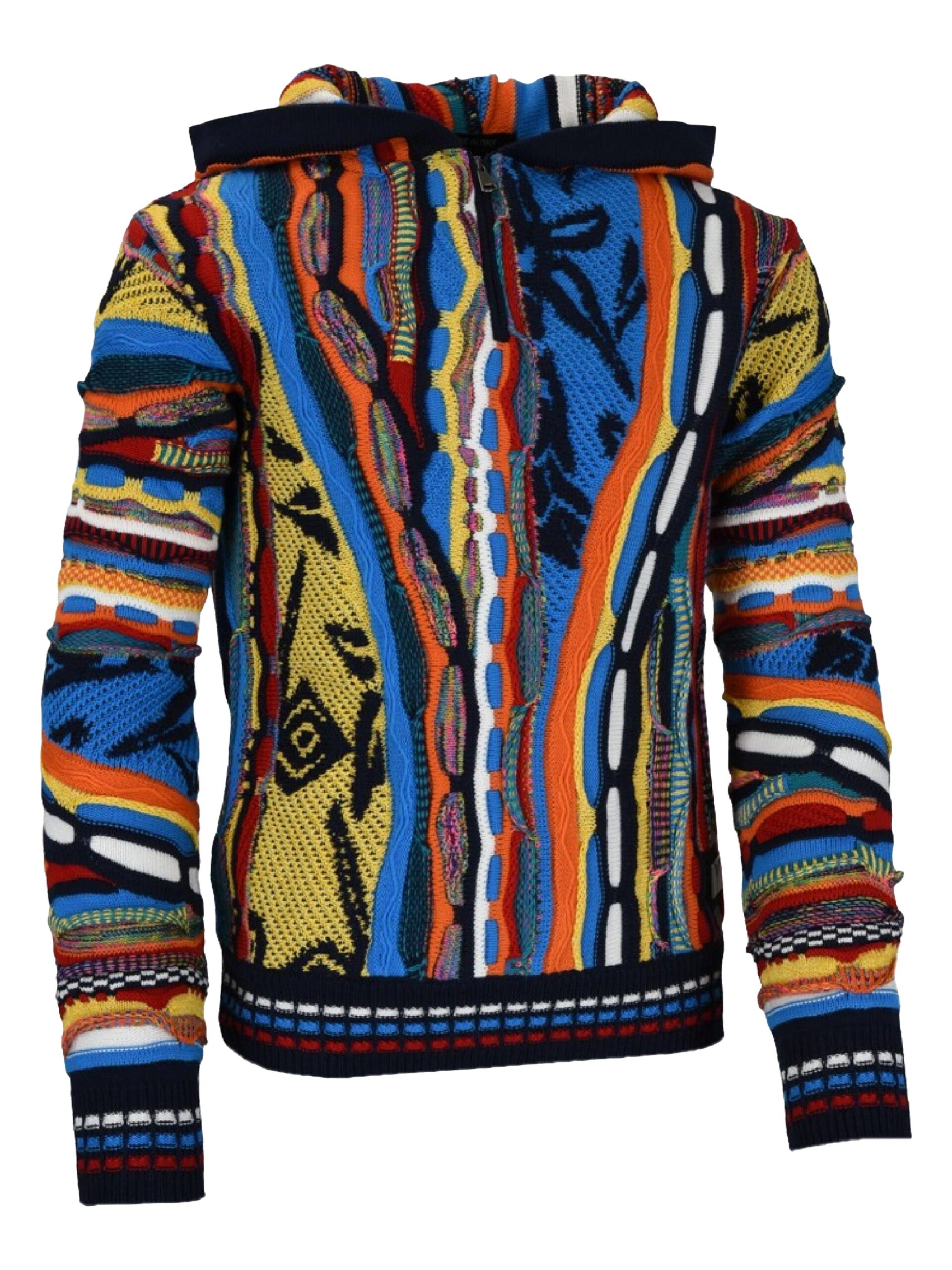 Allover Kinder Pullover mit Reissverschluss