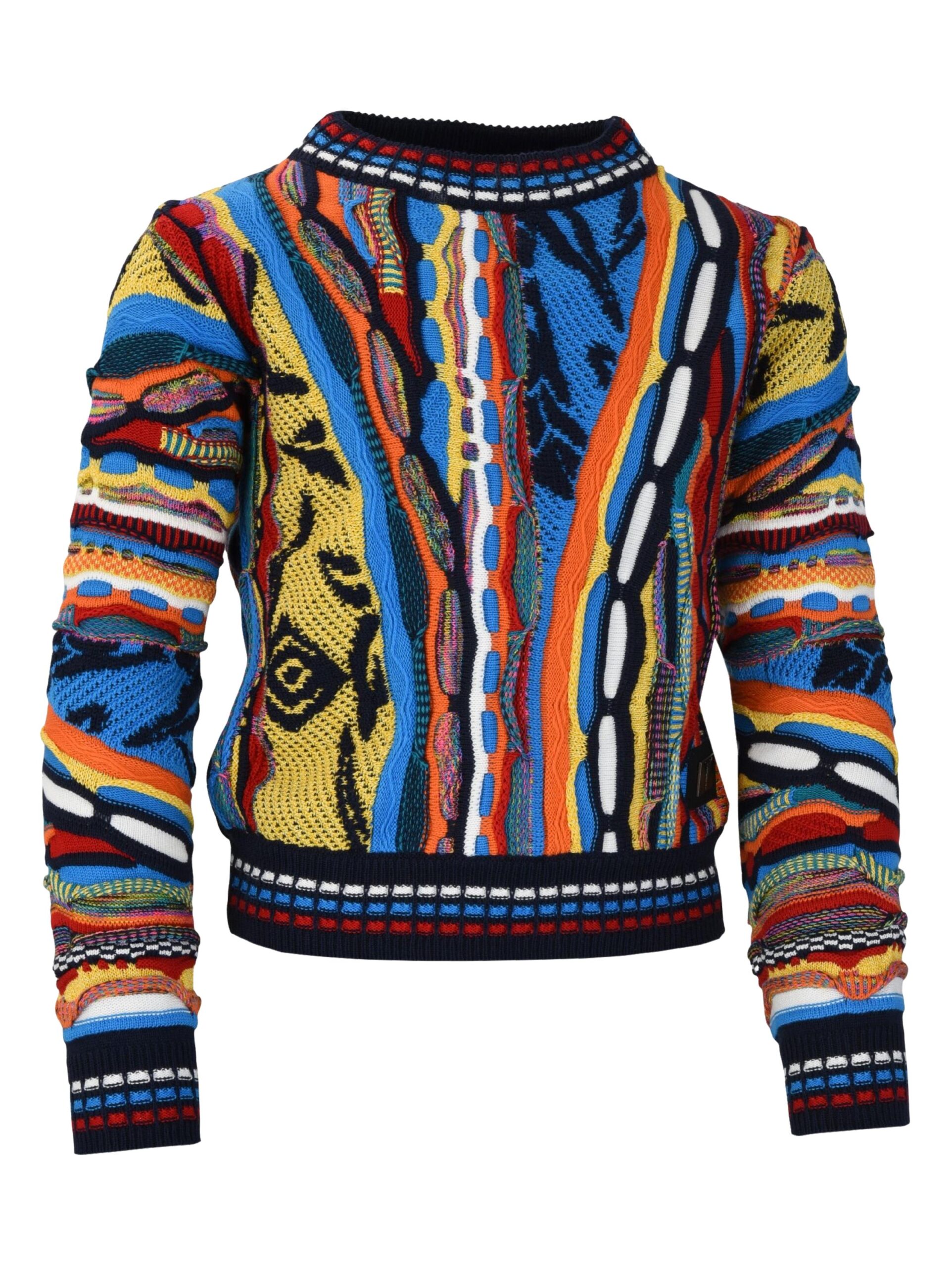 Allover Maedchen-Strickpullover mit Struktur