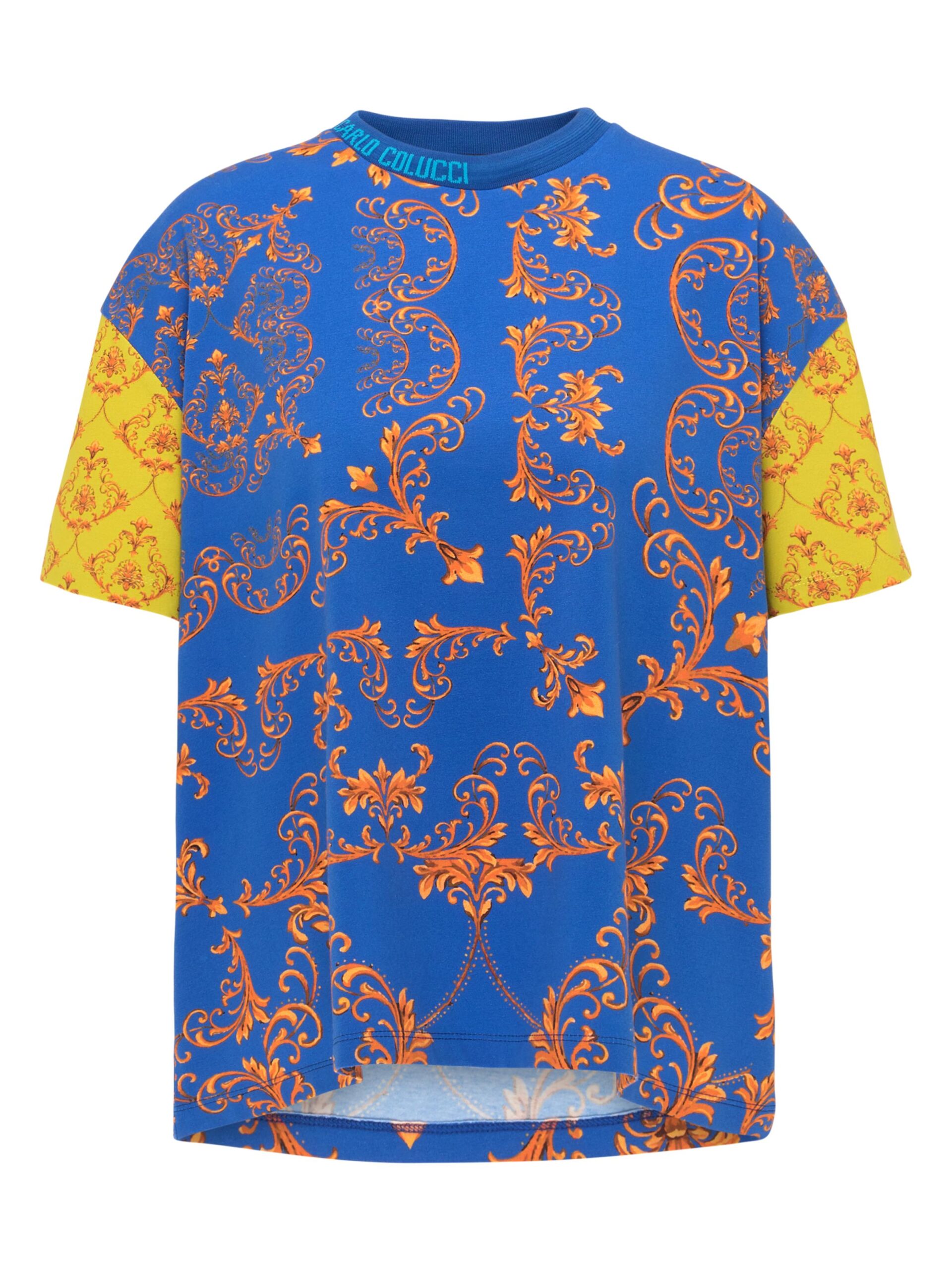 Damen T-Shirt mit Barock-Muster