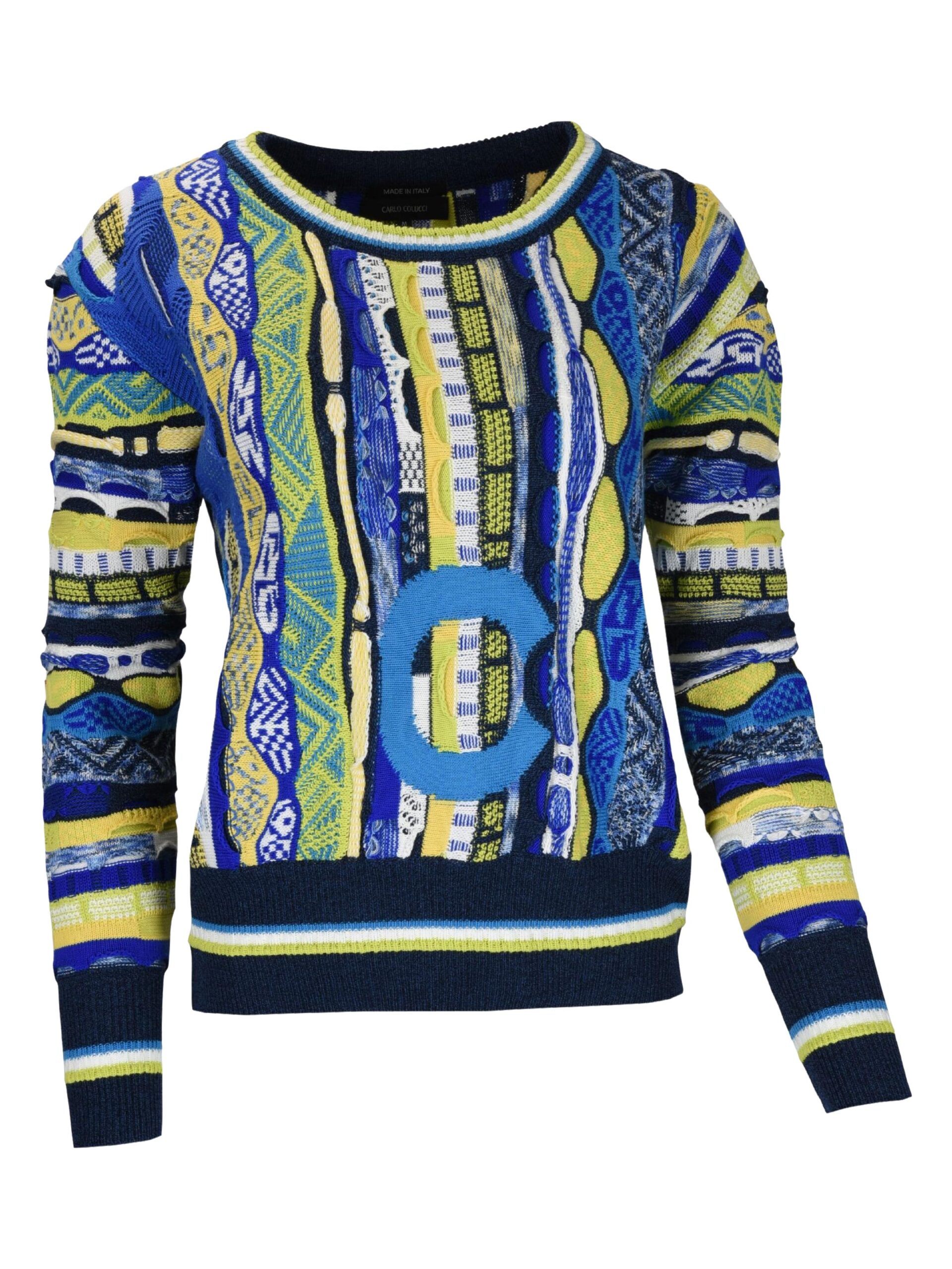 Farbgewaltiger Damen Pullover