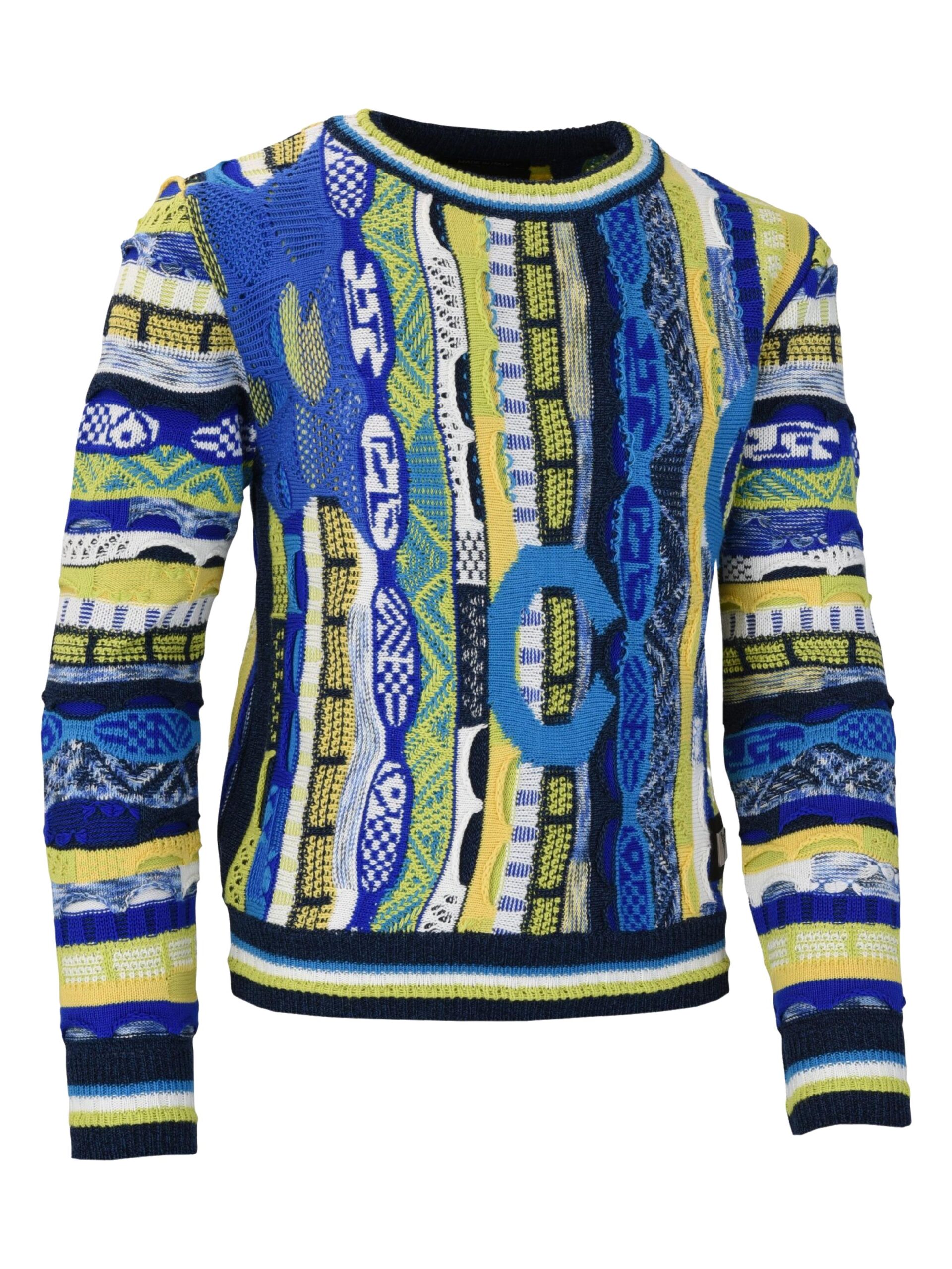 Farbgewaltiger Jungen Pullover