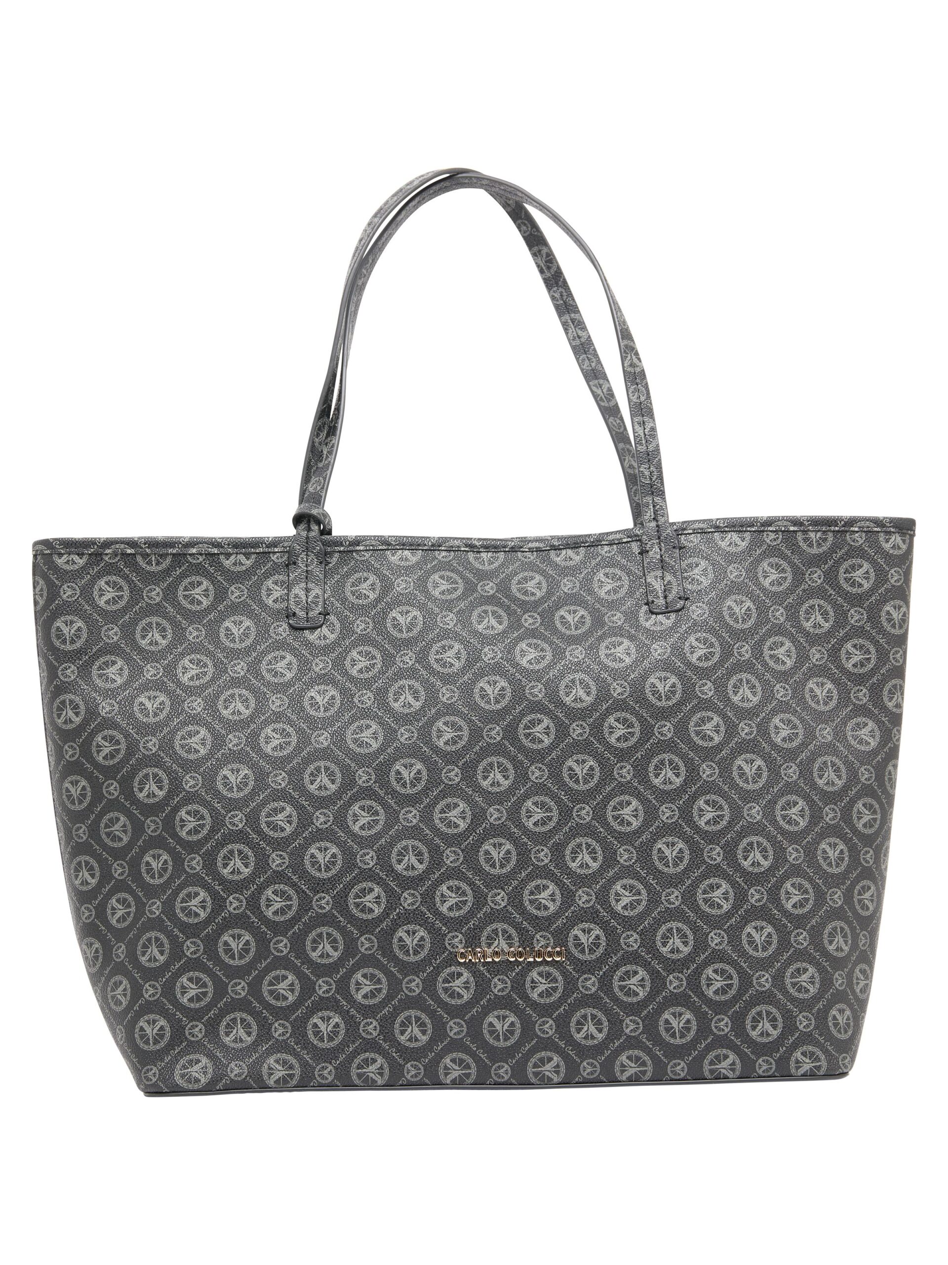 Grosser Shopper mit Logoprint