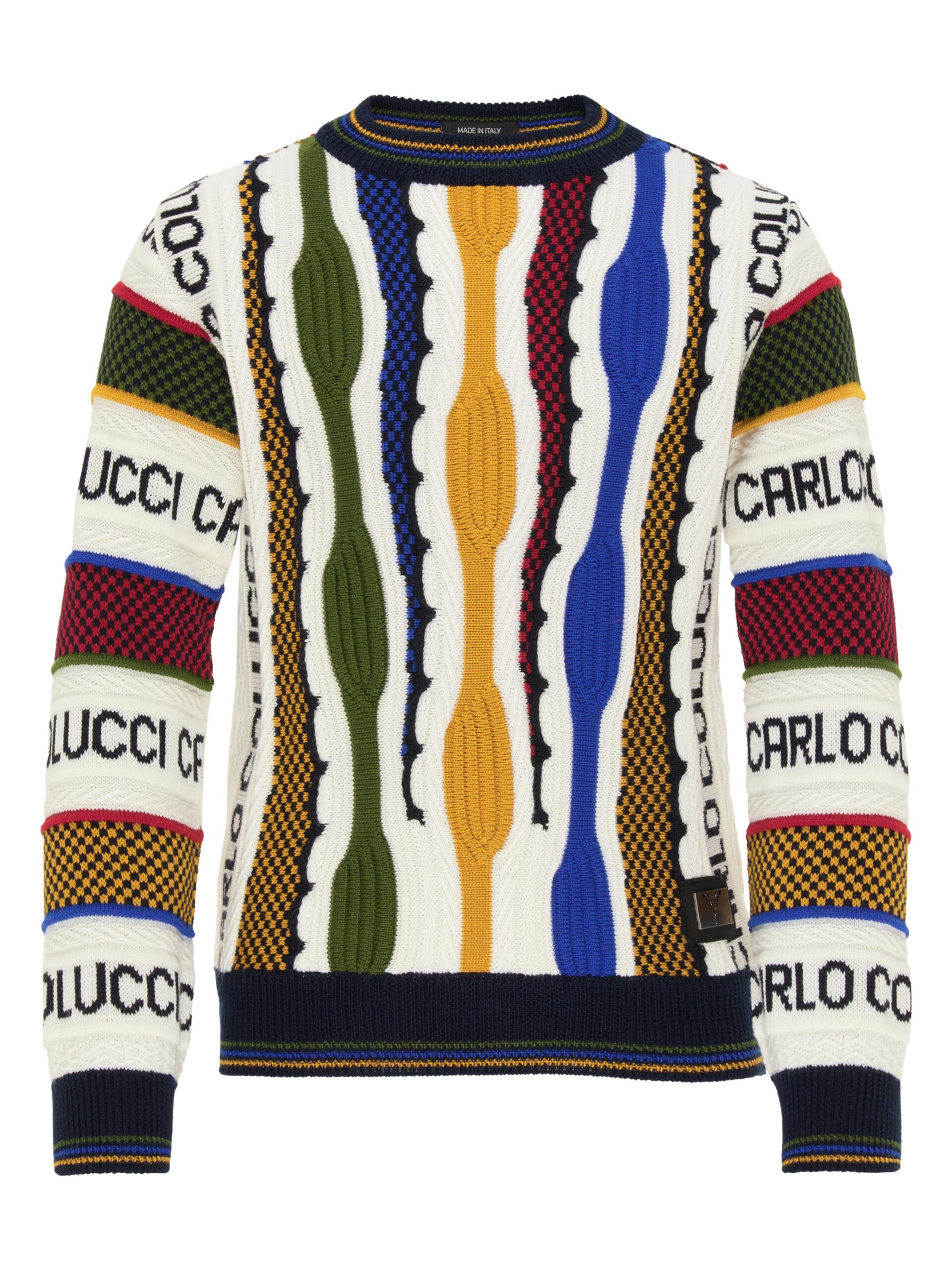 Kinder Jacquard-Pullover