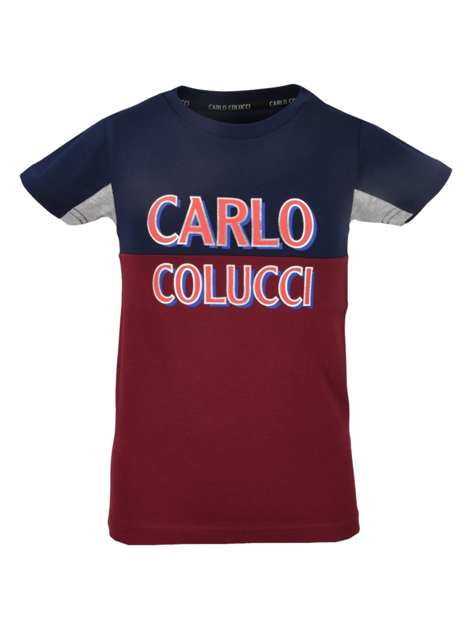 Kinder T-Shirt im Color-Block-Dessin