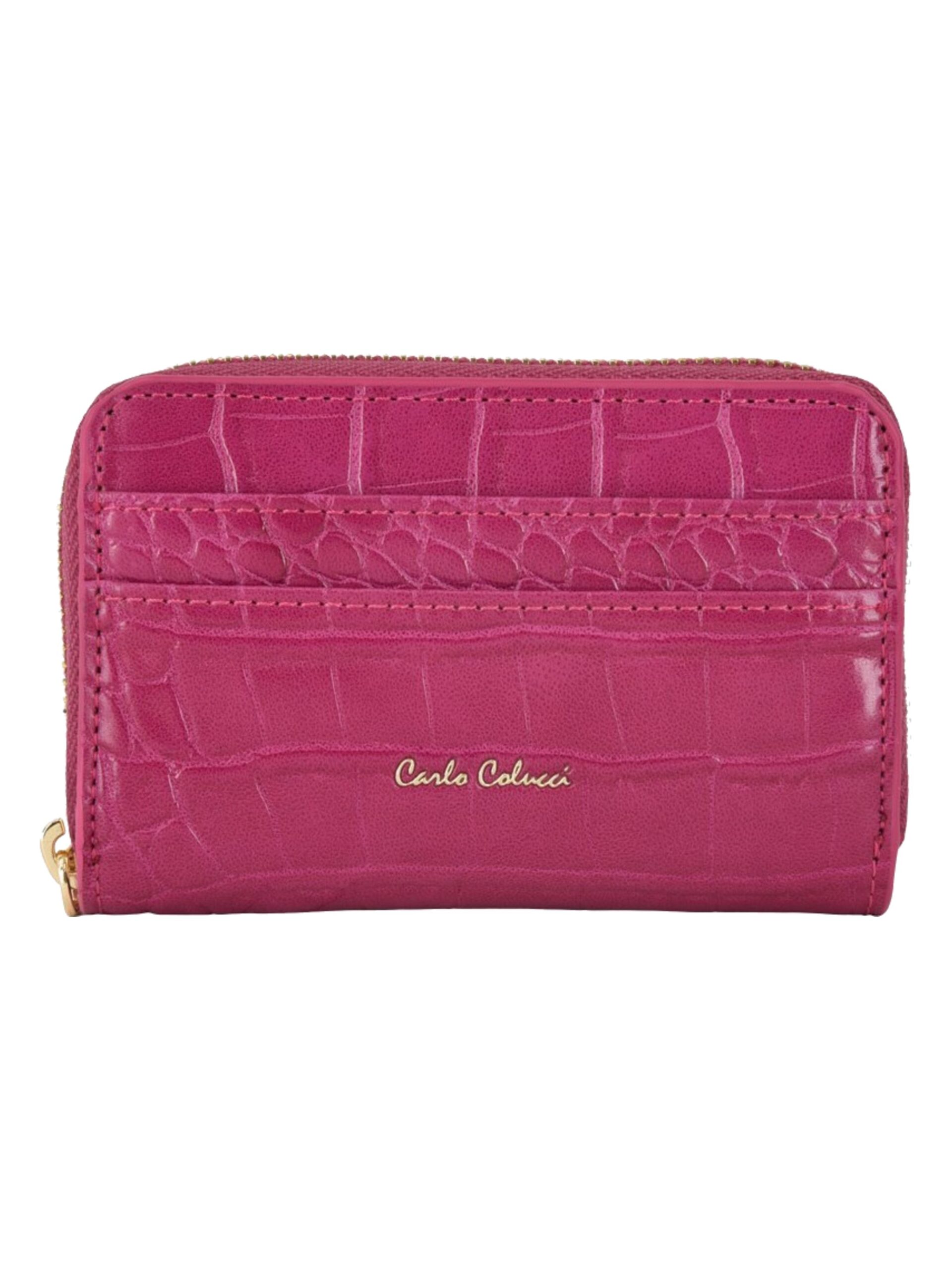 Kleine Geldboerse in Krokooptik