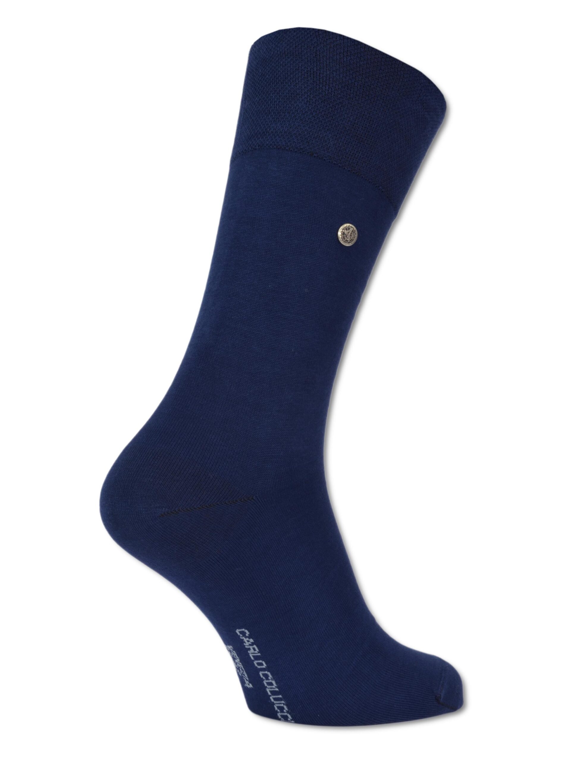 Merzerisierte Herrensocke mit Niete