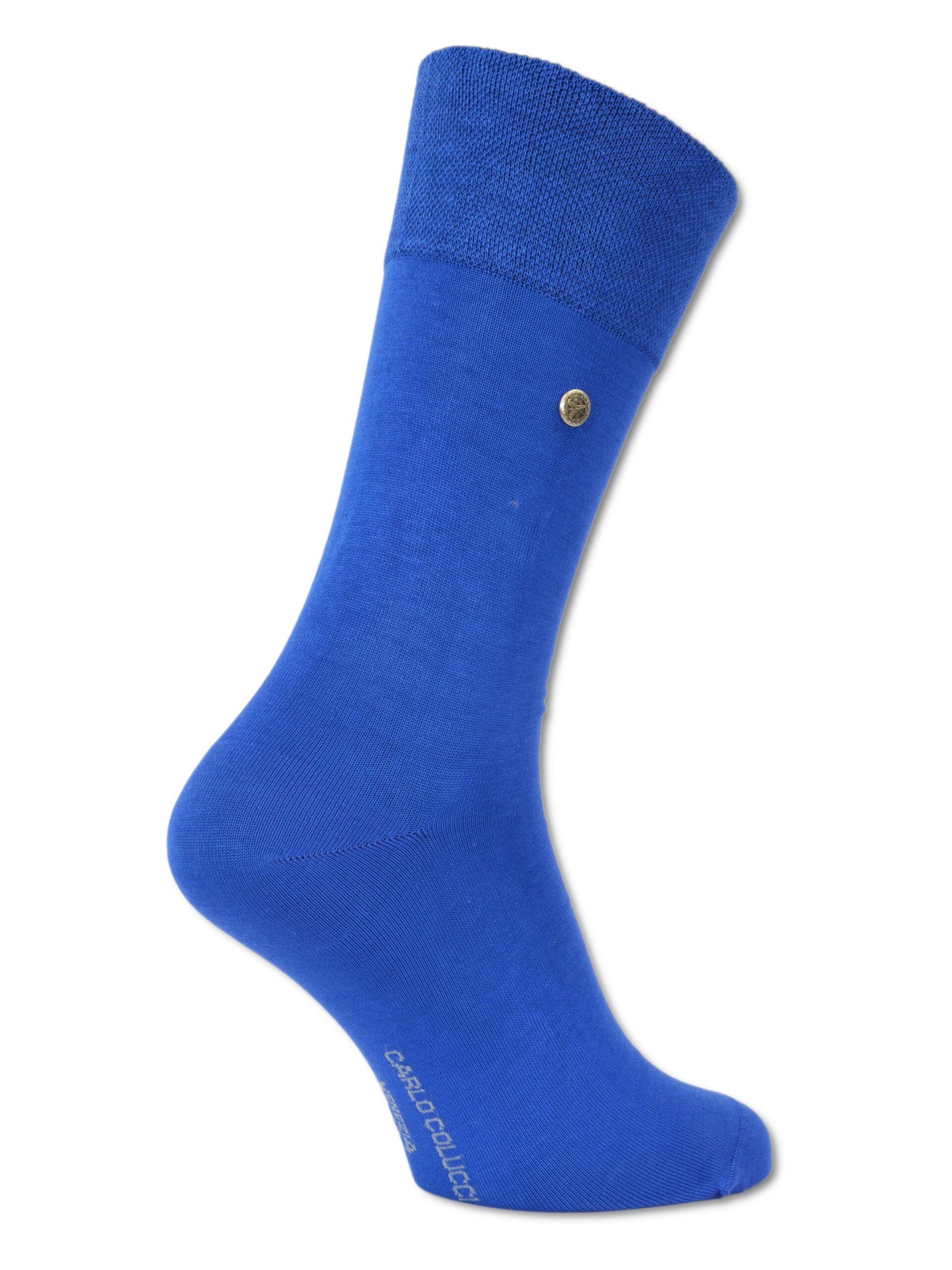 Merzerisierte Herrensocke mit Niete