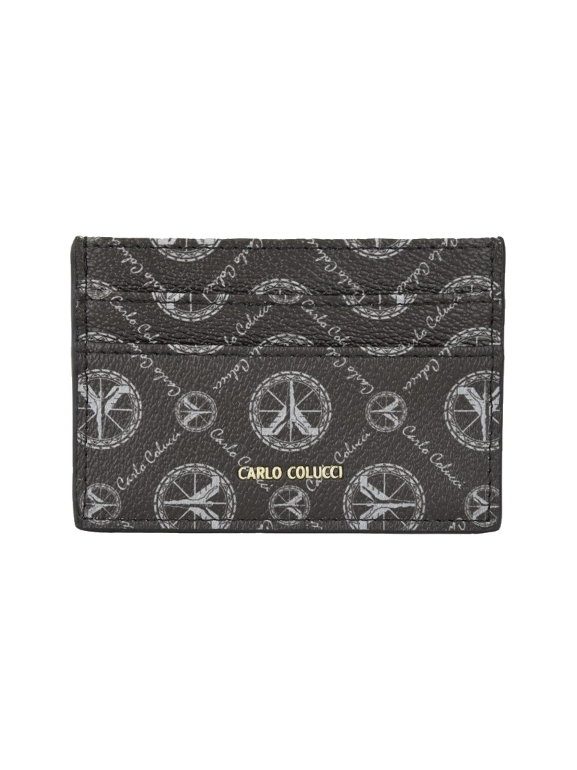 Schmales Kartenetui mit Logoprint