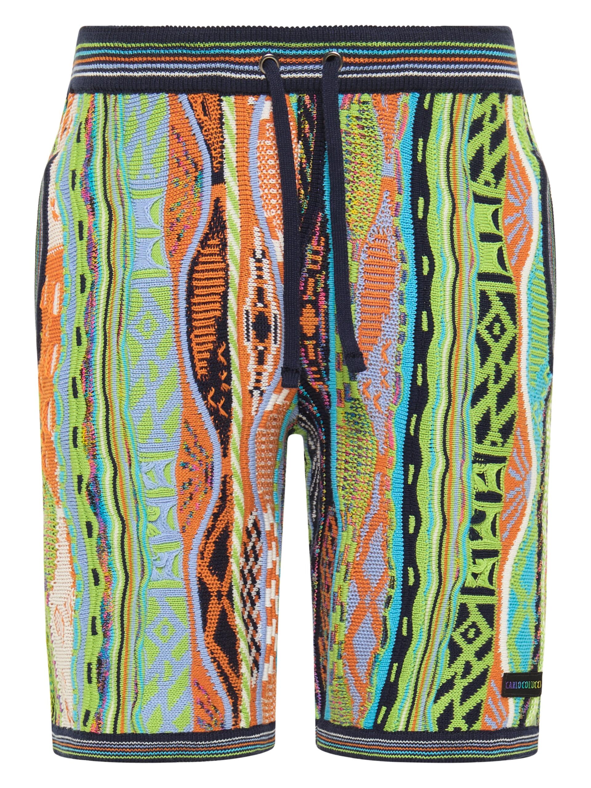 Strickshorts mit Jaquard