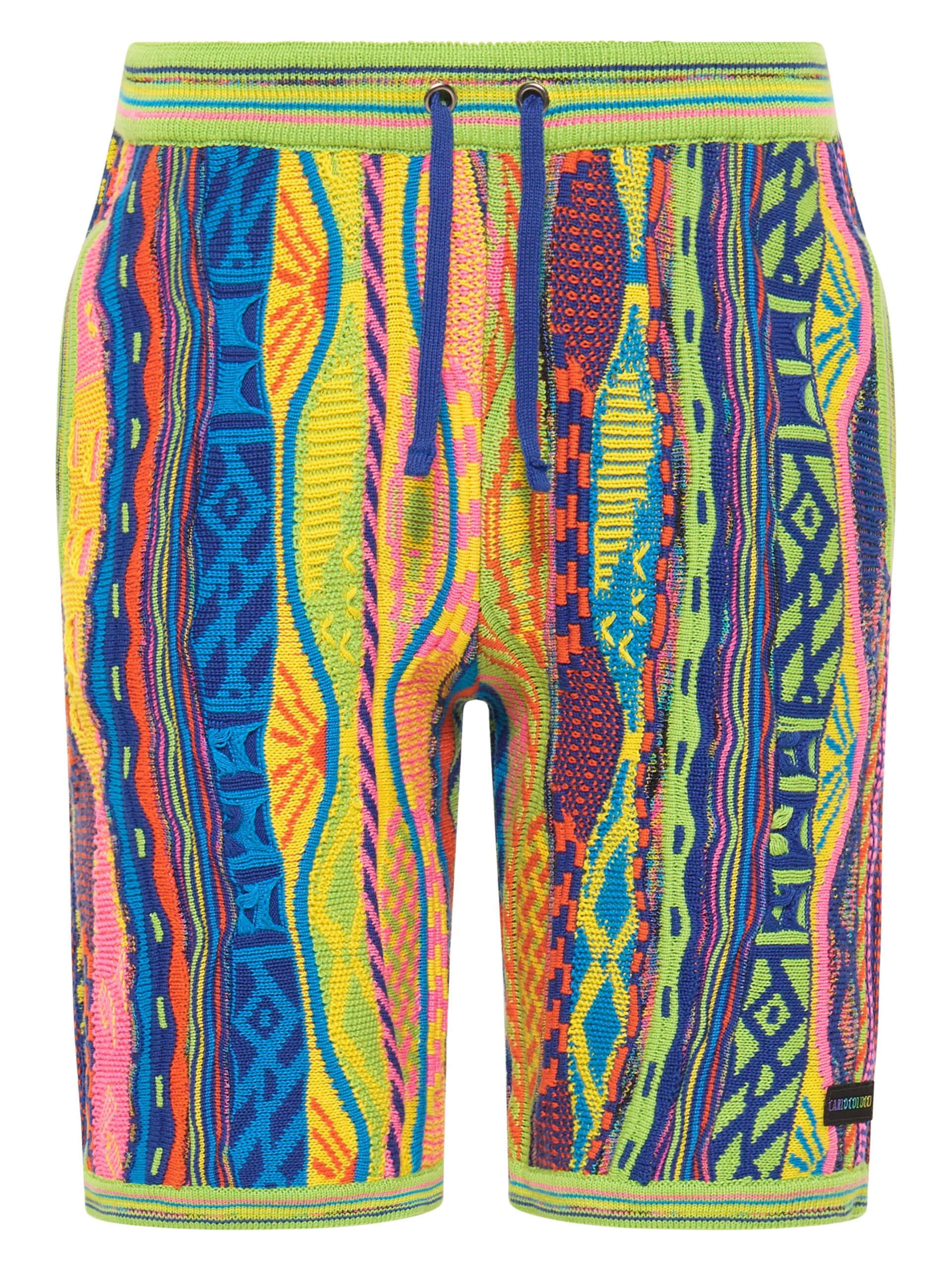 Strickshorts mit Jaquard