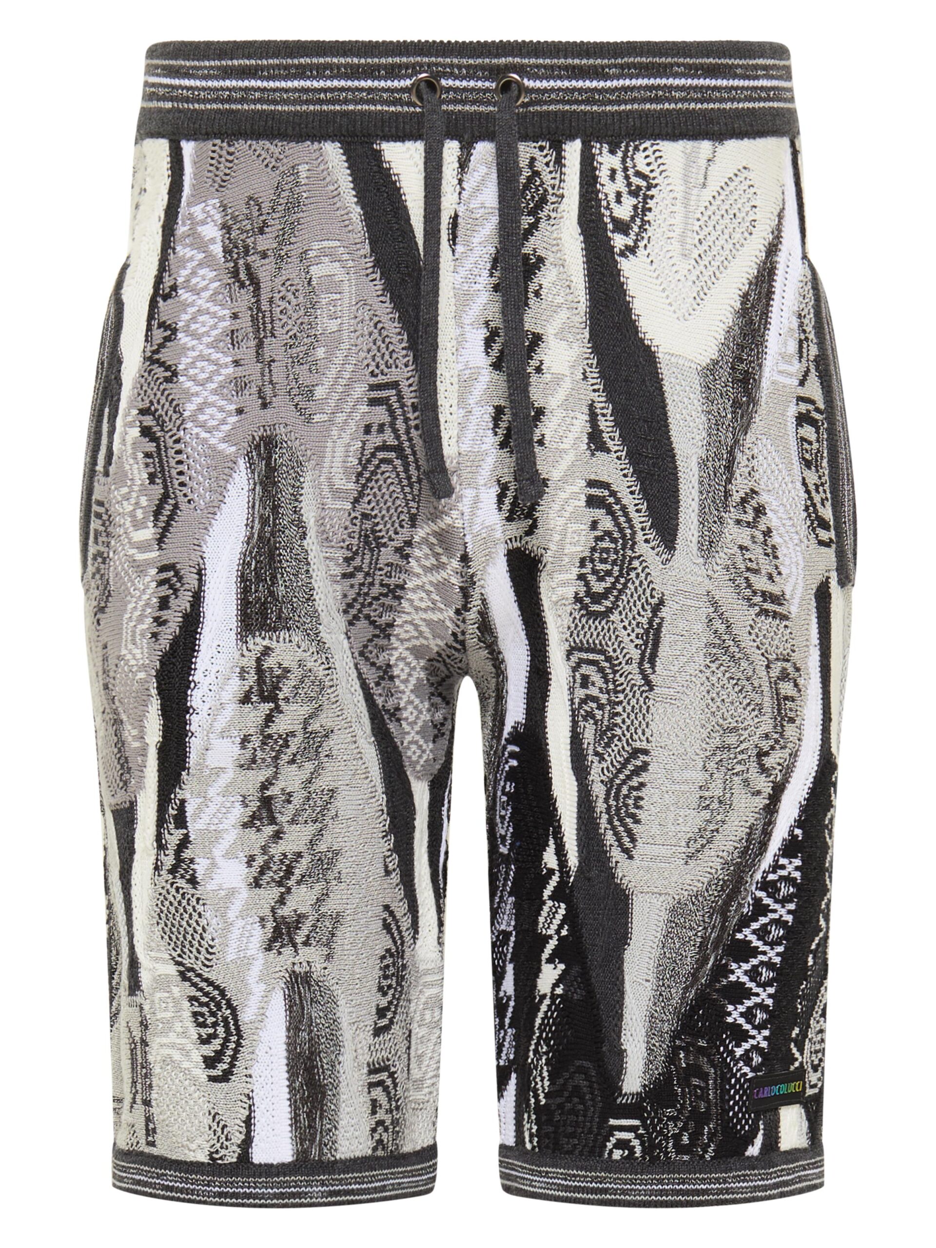 Strickshorts mit Jaquard