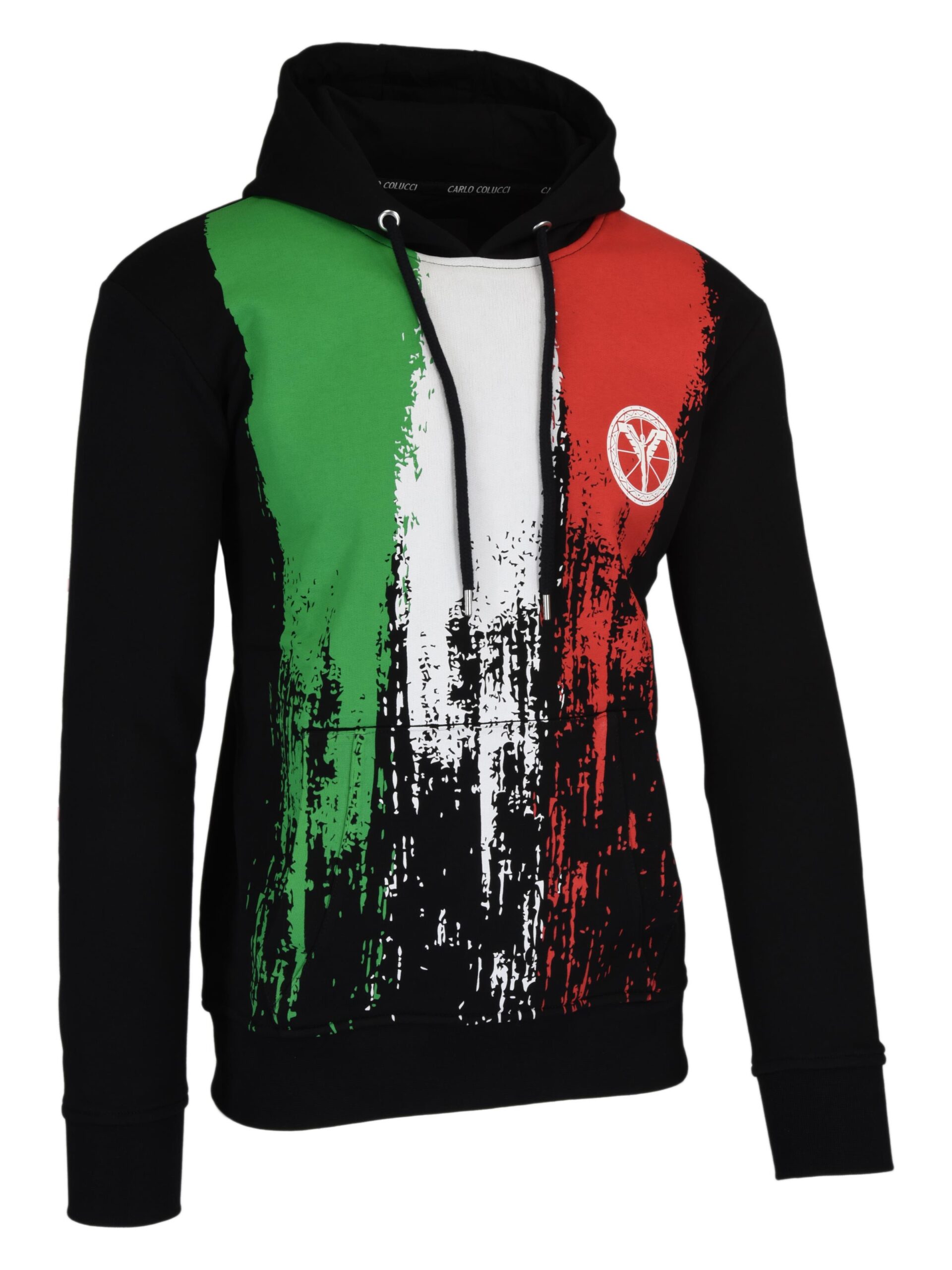 Sweathoodie mit plakativem Druck