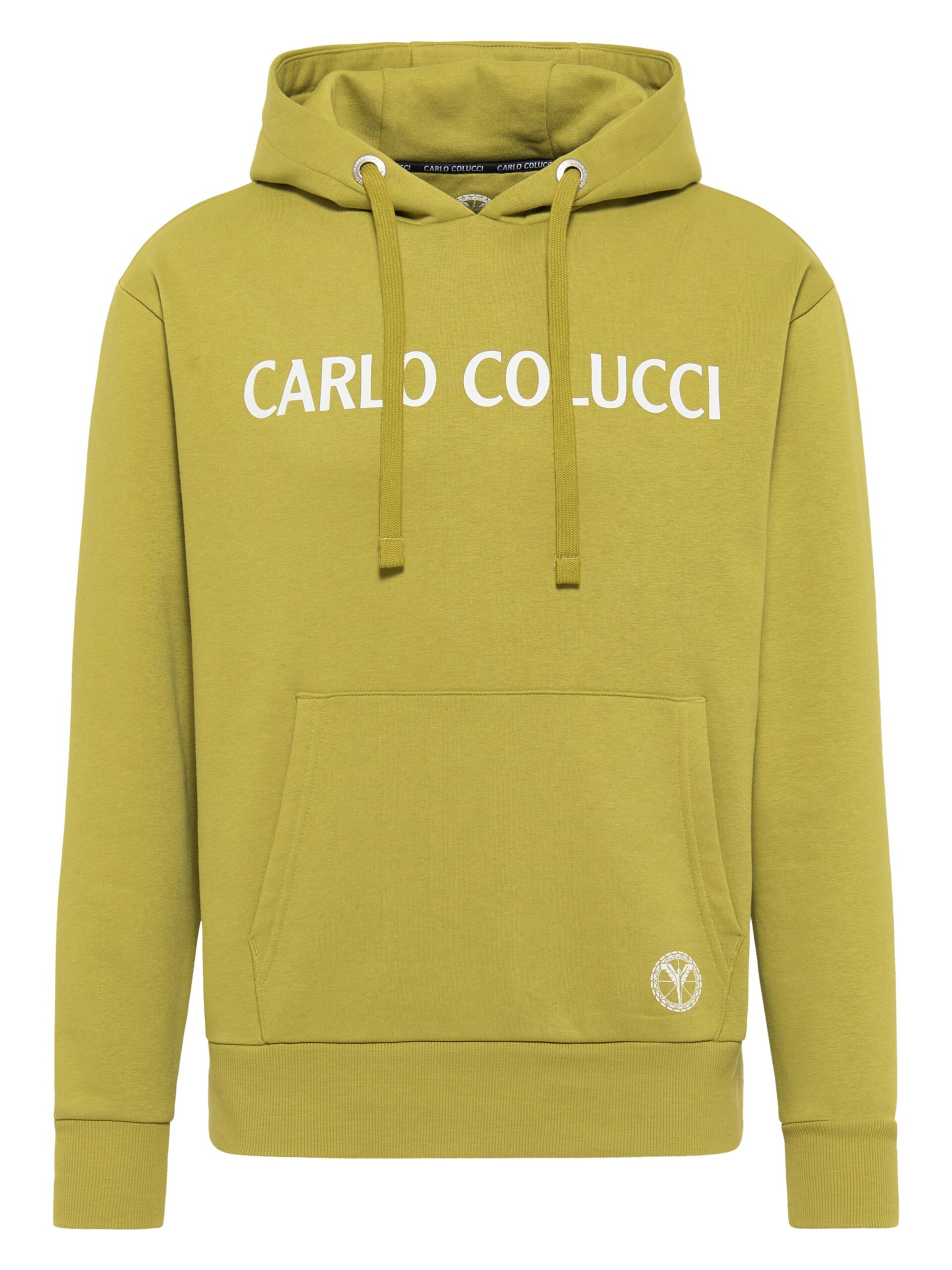 Sweathoodie mit Schrifzug auf Brust