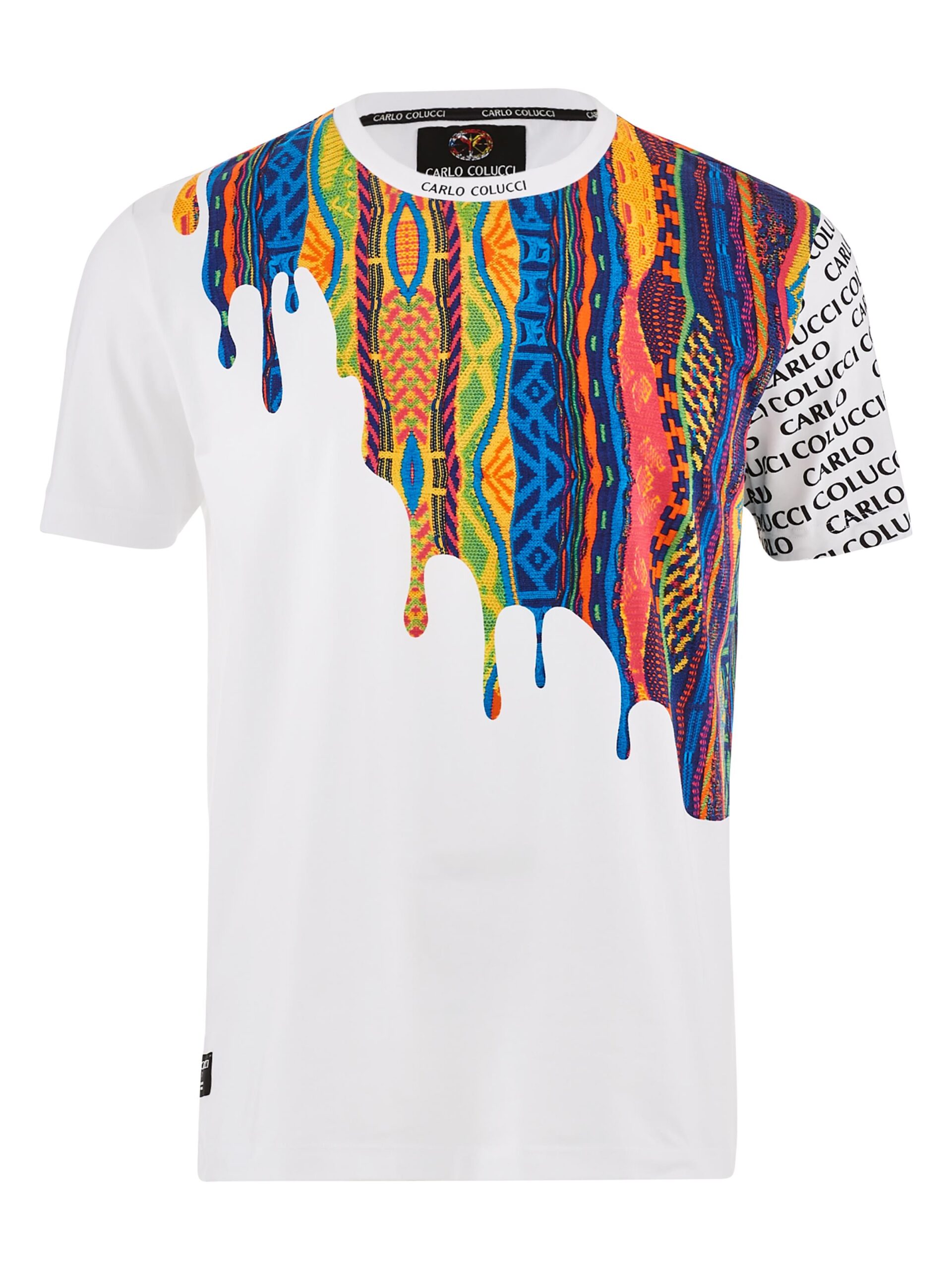 T-Shirt mit Strickdruck