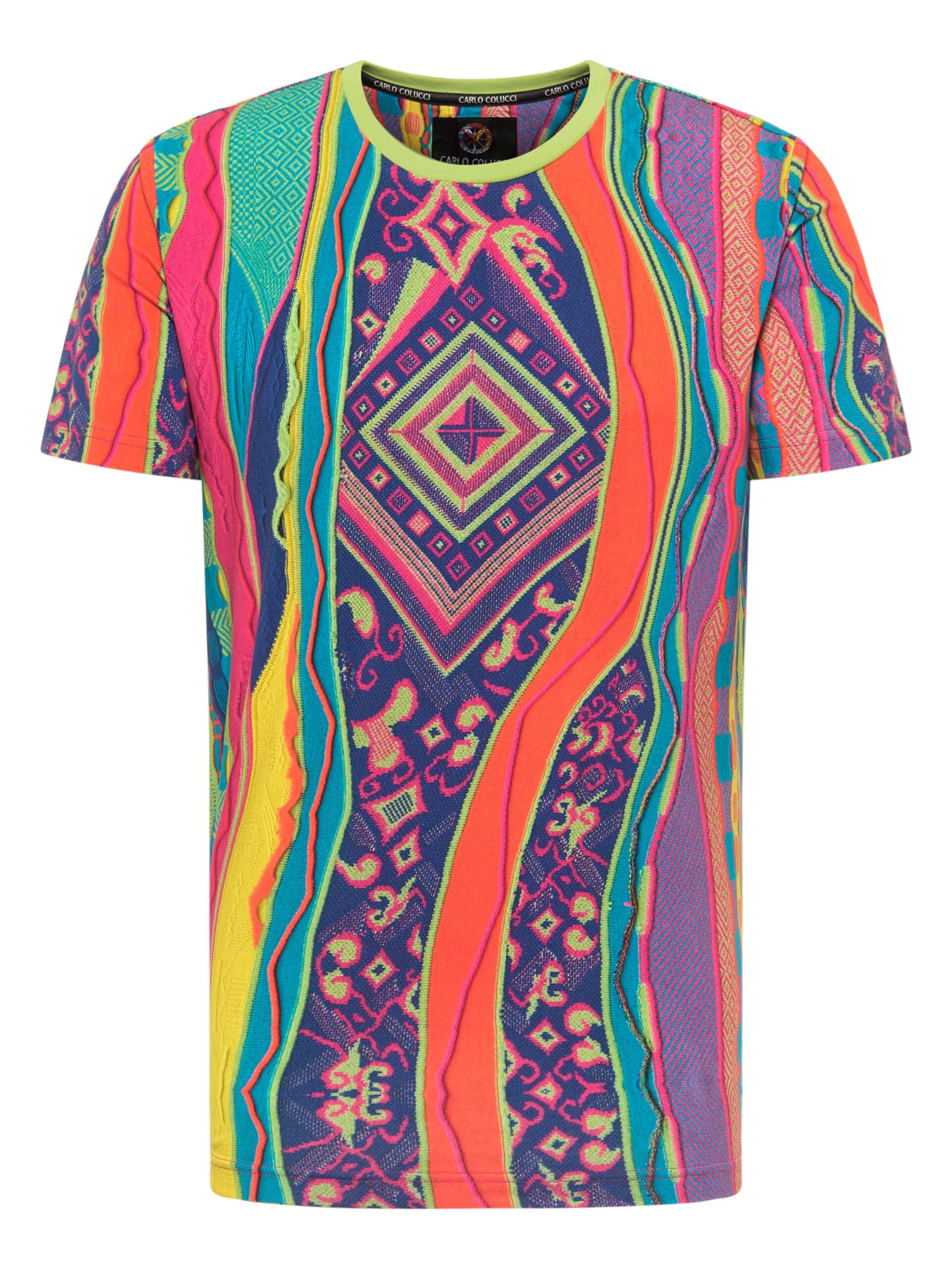 T-Shirt mit Strickdruck