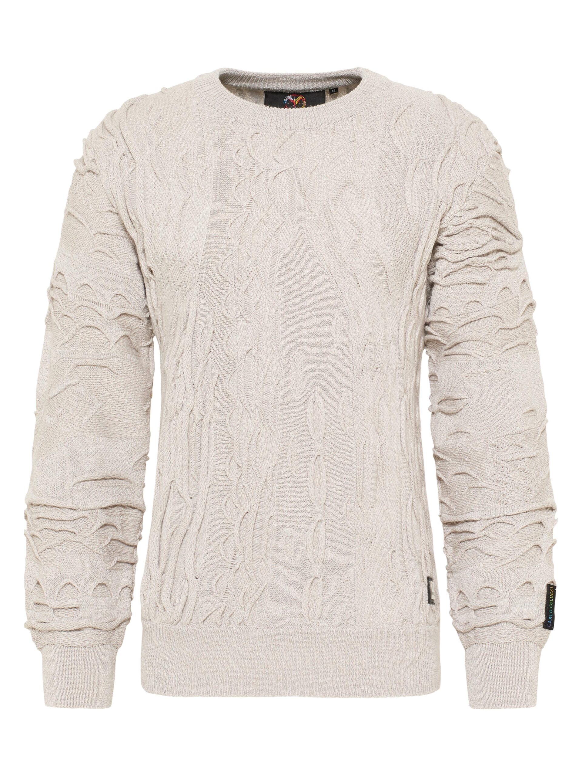 Unifarbener Rundhals Pullover