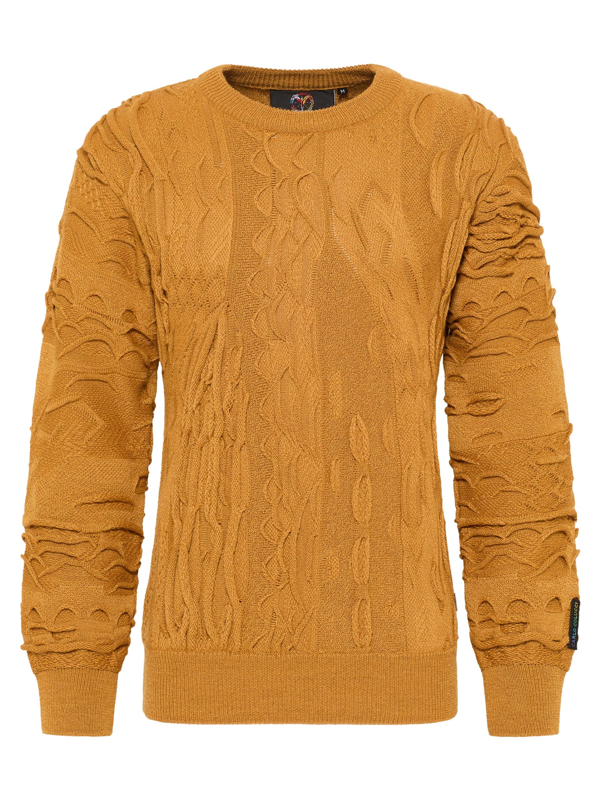 Unifarbener Rundhals Pullover
