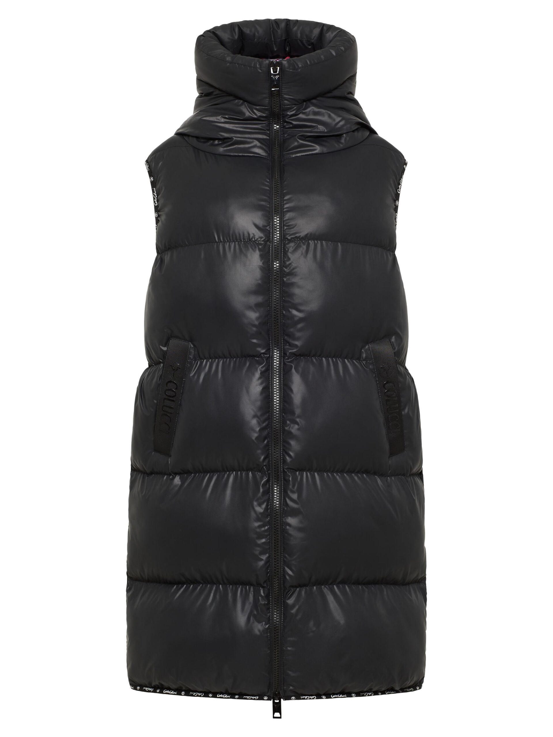 Wattierte lange Weste