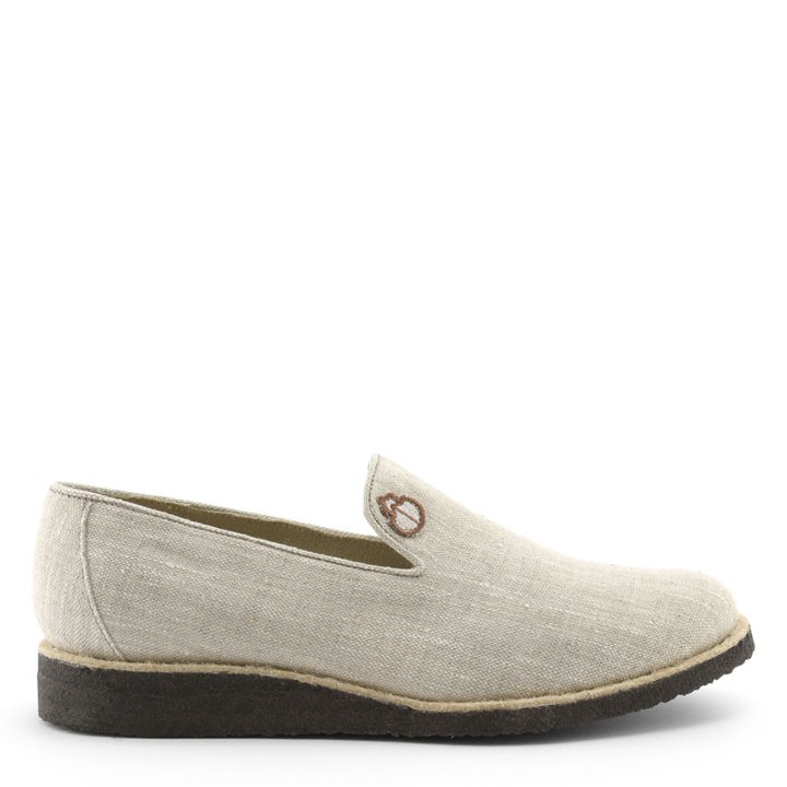 Veganer Bio-Slipper fuer Ihn Donato, Farbe: Beige, Schuhgroesse: 39